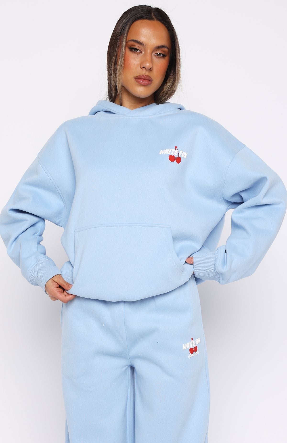 Club 14 Cassie Boxy Hoodie BlueXXS/XS