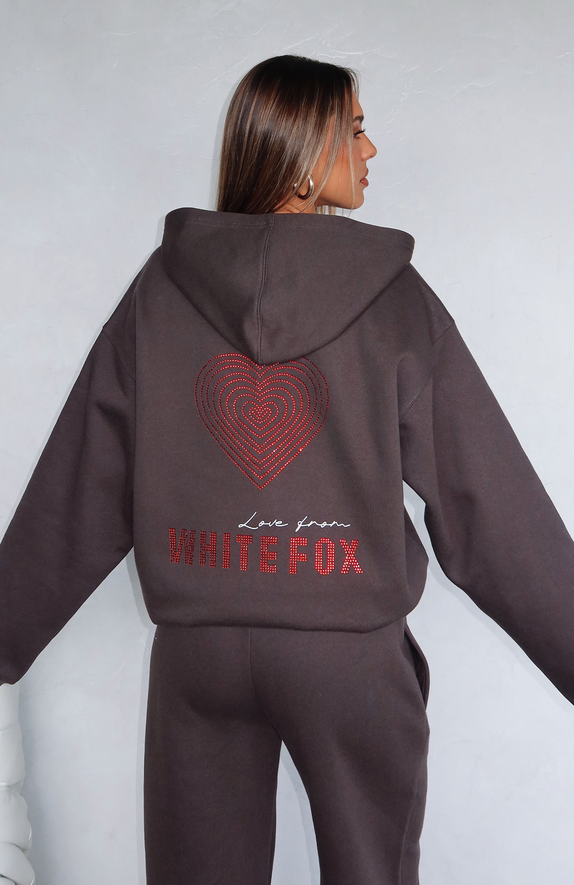 Best You've Ever Had Zip Front Hoodie CharcoalXXS/XS