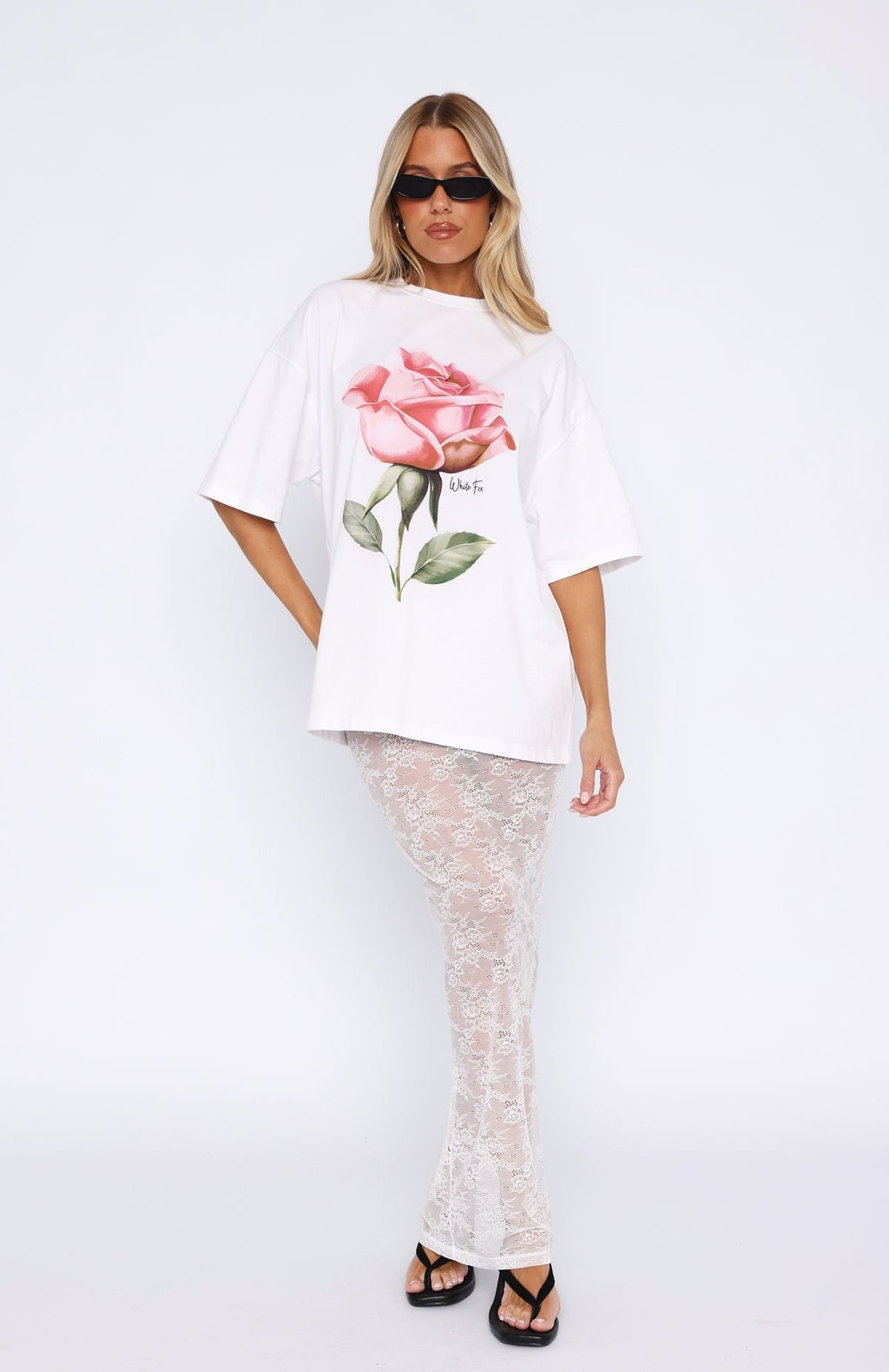 Ride It Out Oversized Tee WhiteM/L