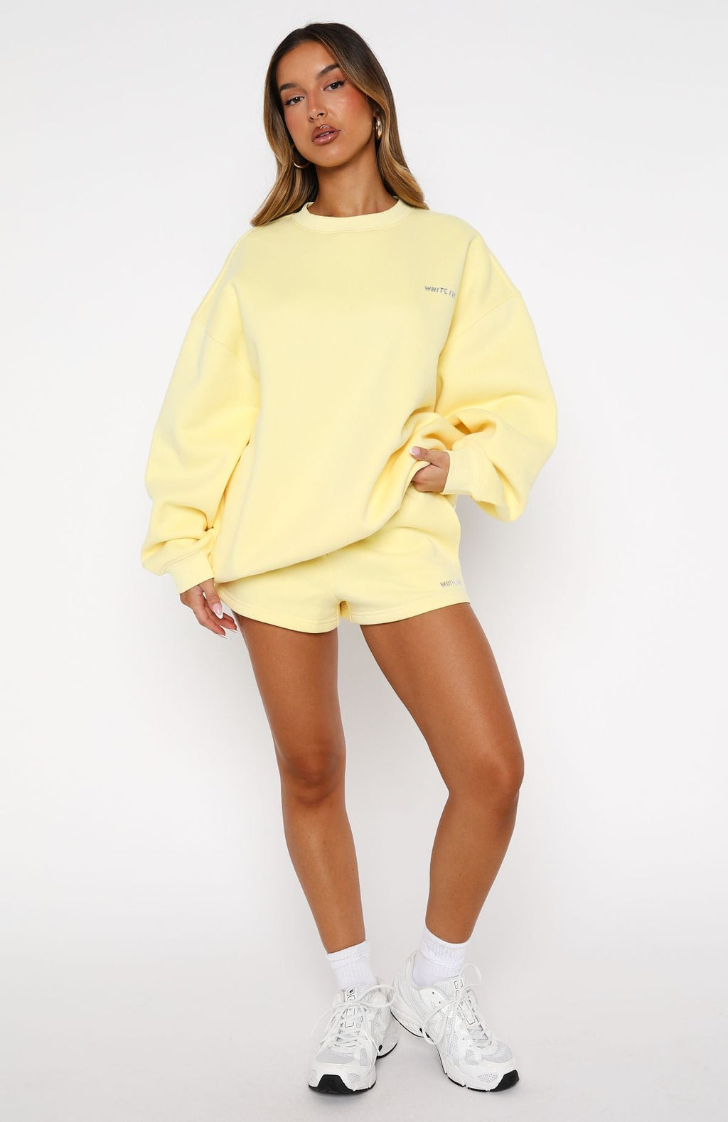 Test Drive Oversized Sweater LemonM/L