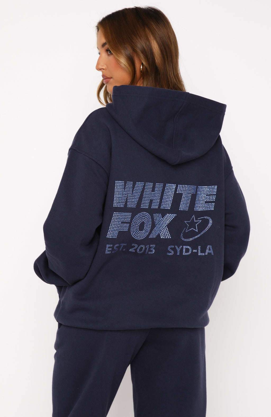 Always Shining Oversized Hoodie NavyS/M