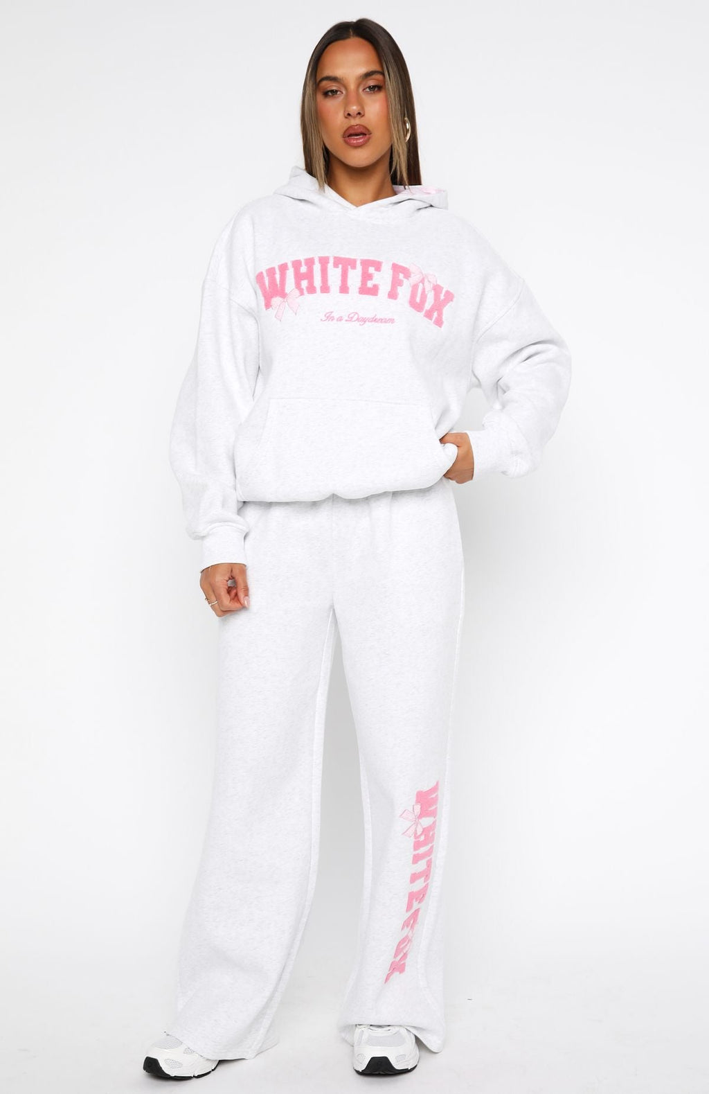 Daydreamers Madeline Oversized Hoodie Grey MarleM/L