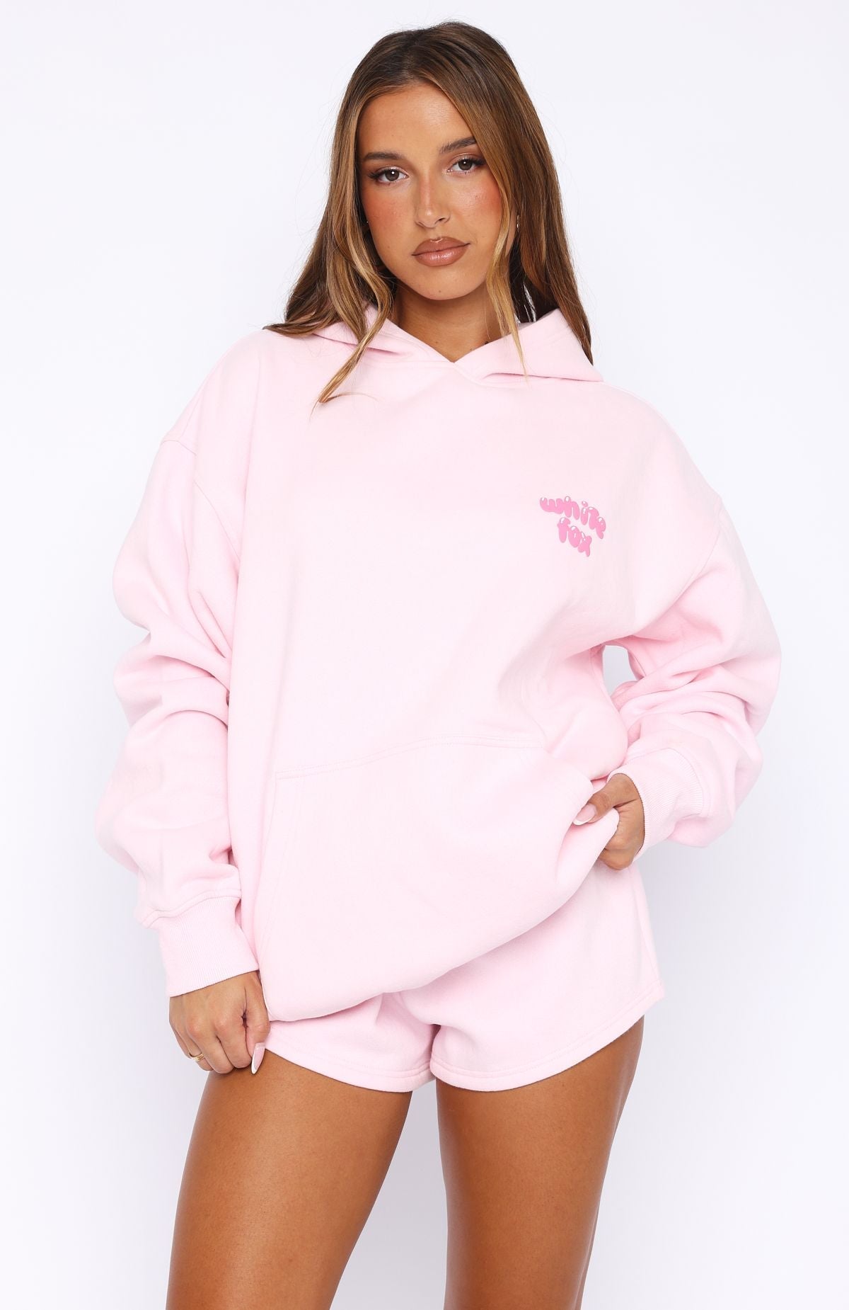 Sweet Sensations Oversized Hoodie PinkL/XL