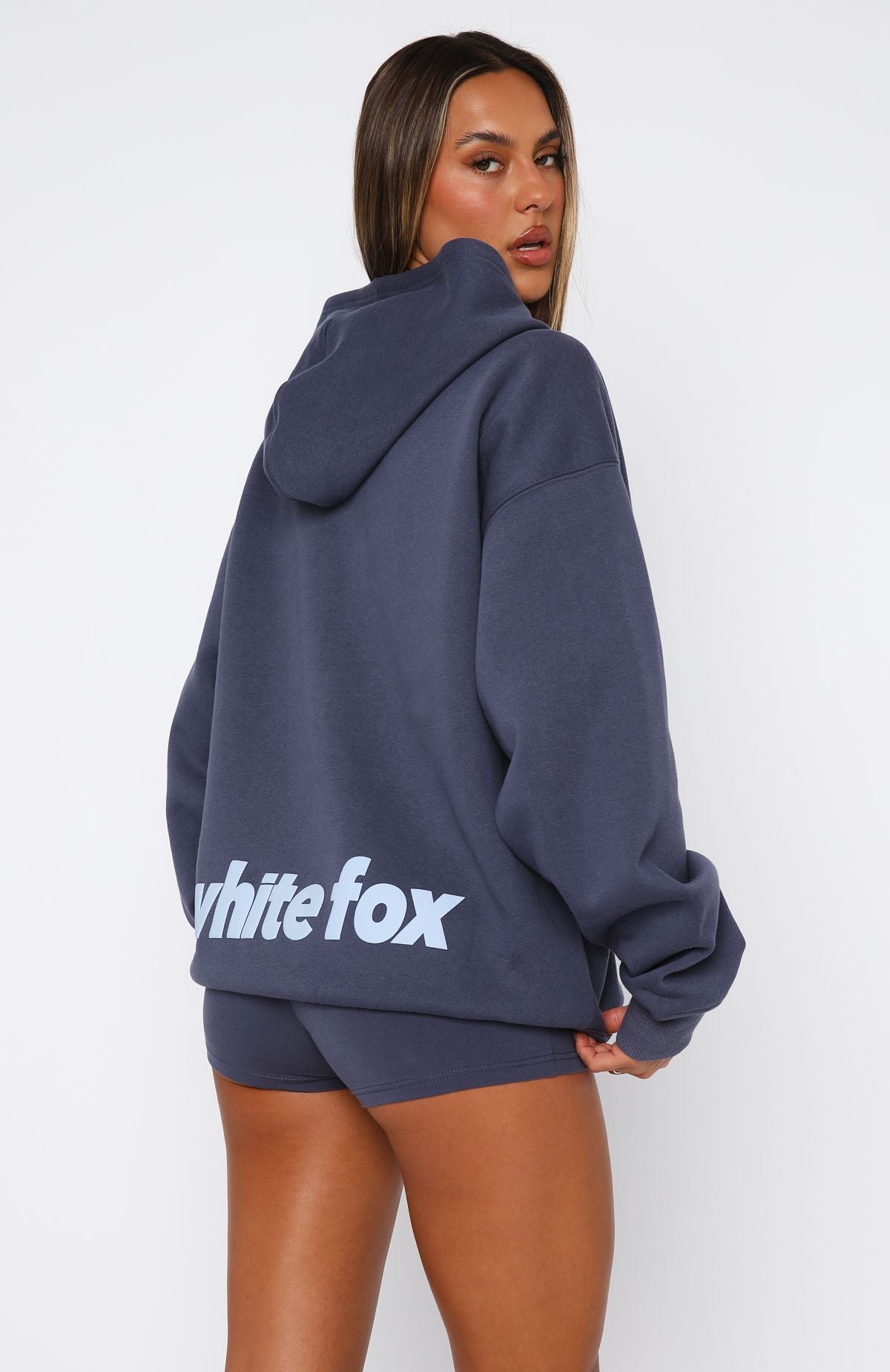 From The Archives Charli Zip Front Hoodie NavyS/M