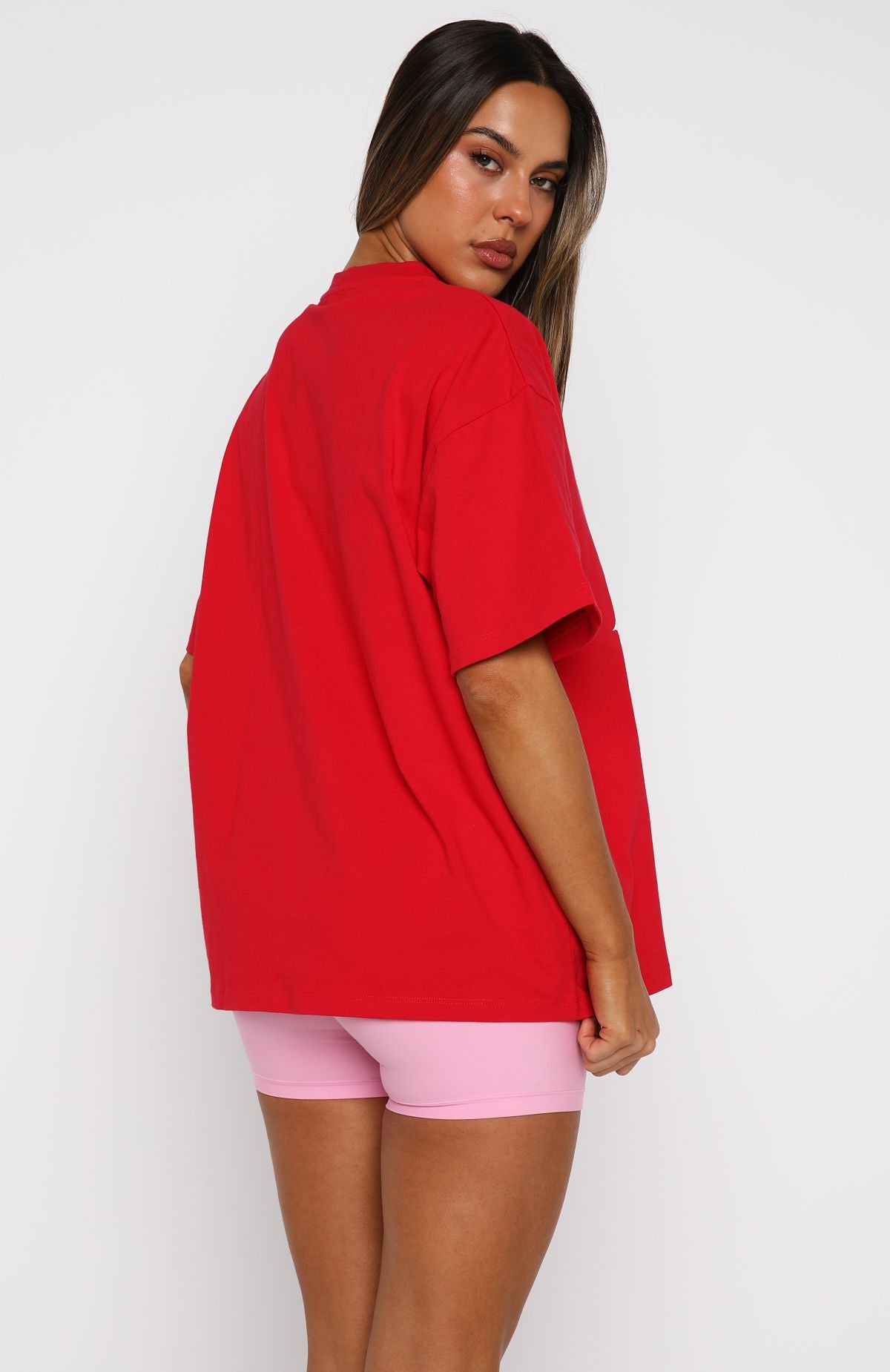 All I Want For Christmas Oversized Tee RedM/L