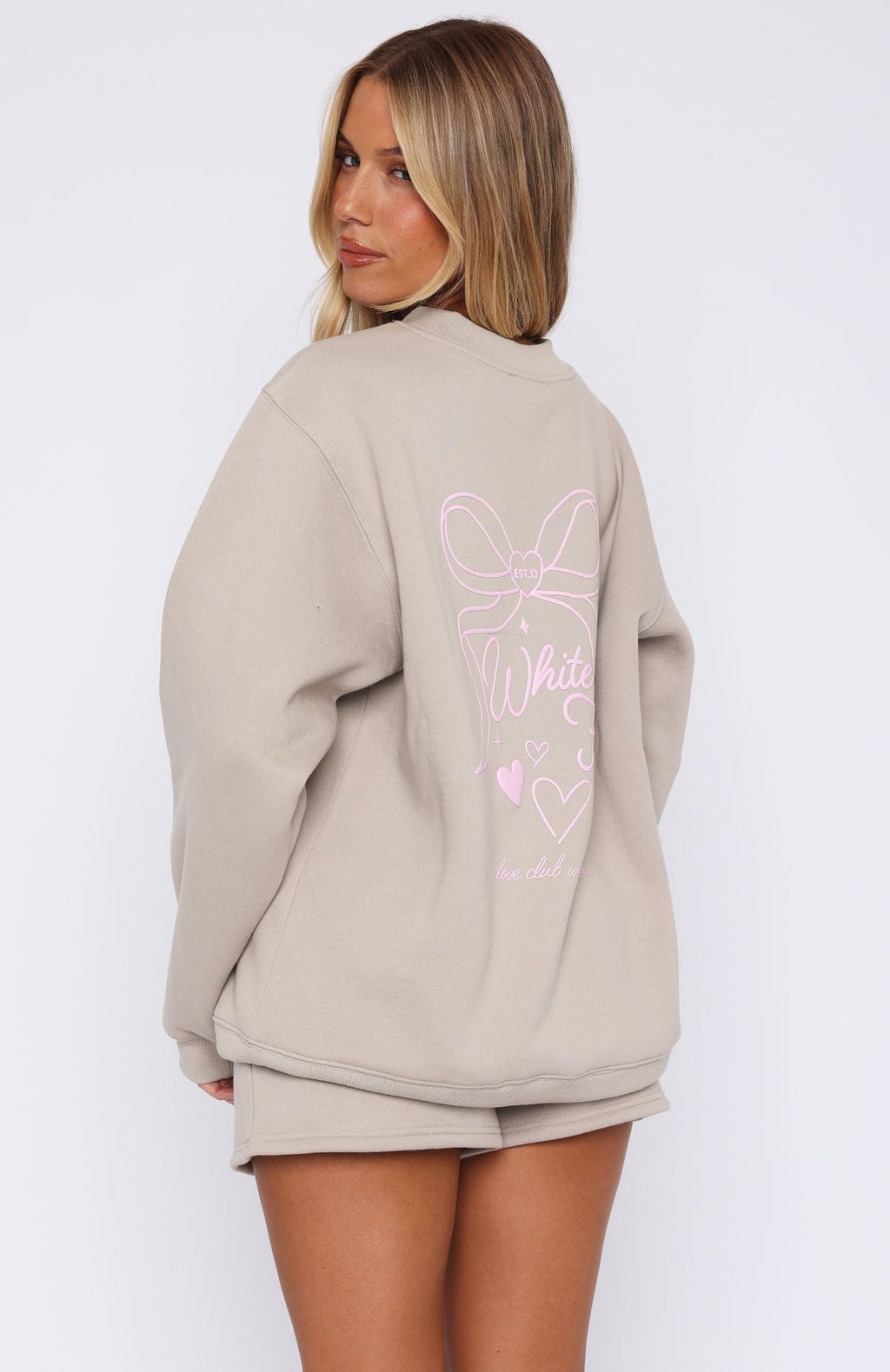 Love You Forever Oversized Sweater MoonM/L