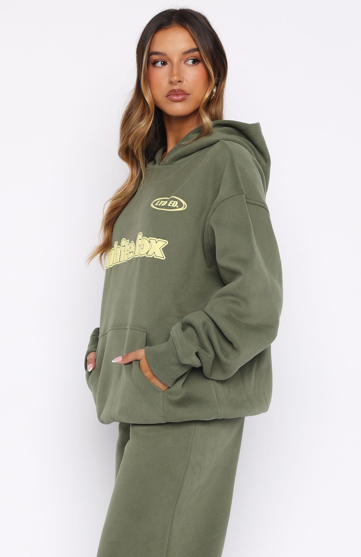 Ready To Go Oversized Hoodie KhakiS/M
