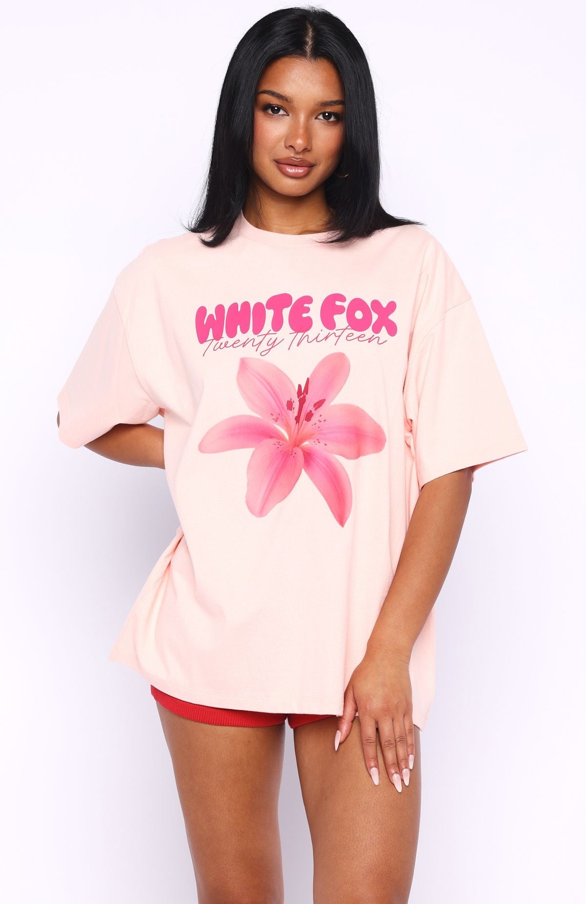 Got That Glow Oversized Tee PeachXXS/XS