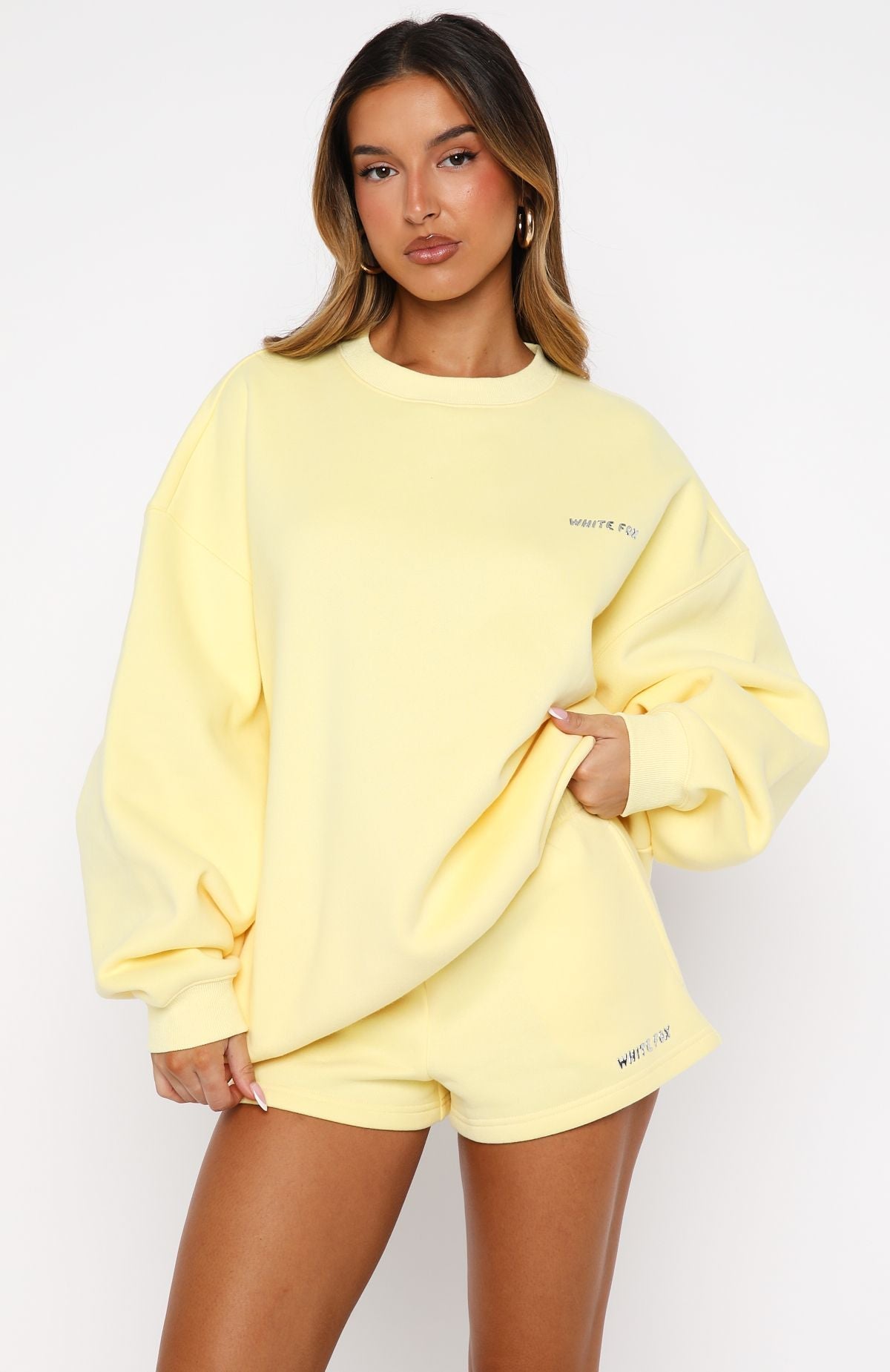 Test Drive Oversized Sweater LemonXXS/XS