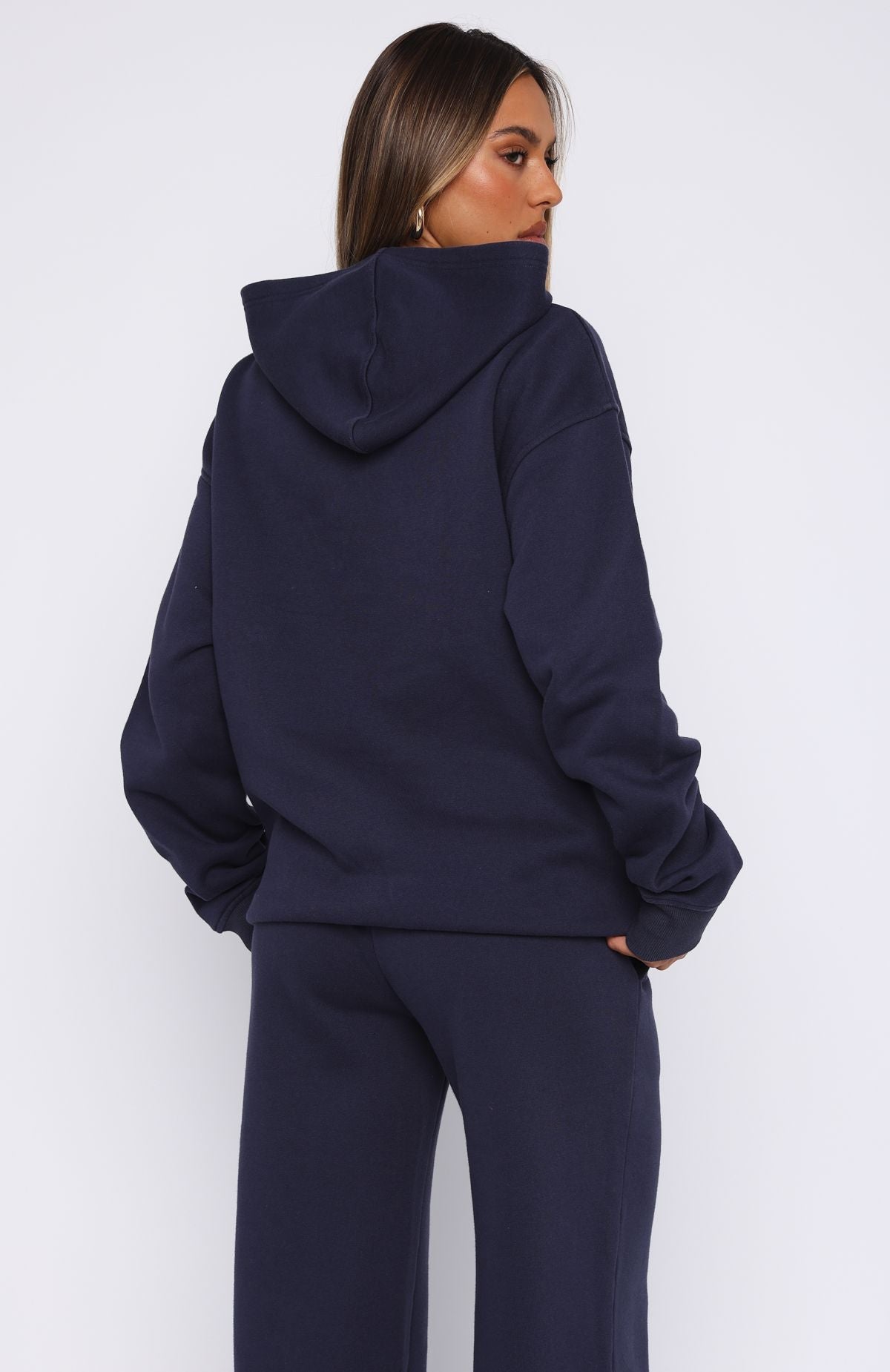 Shout It Out Oversized Hoodie NavyM/L