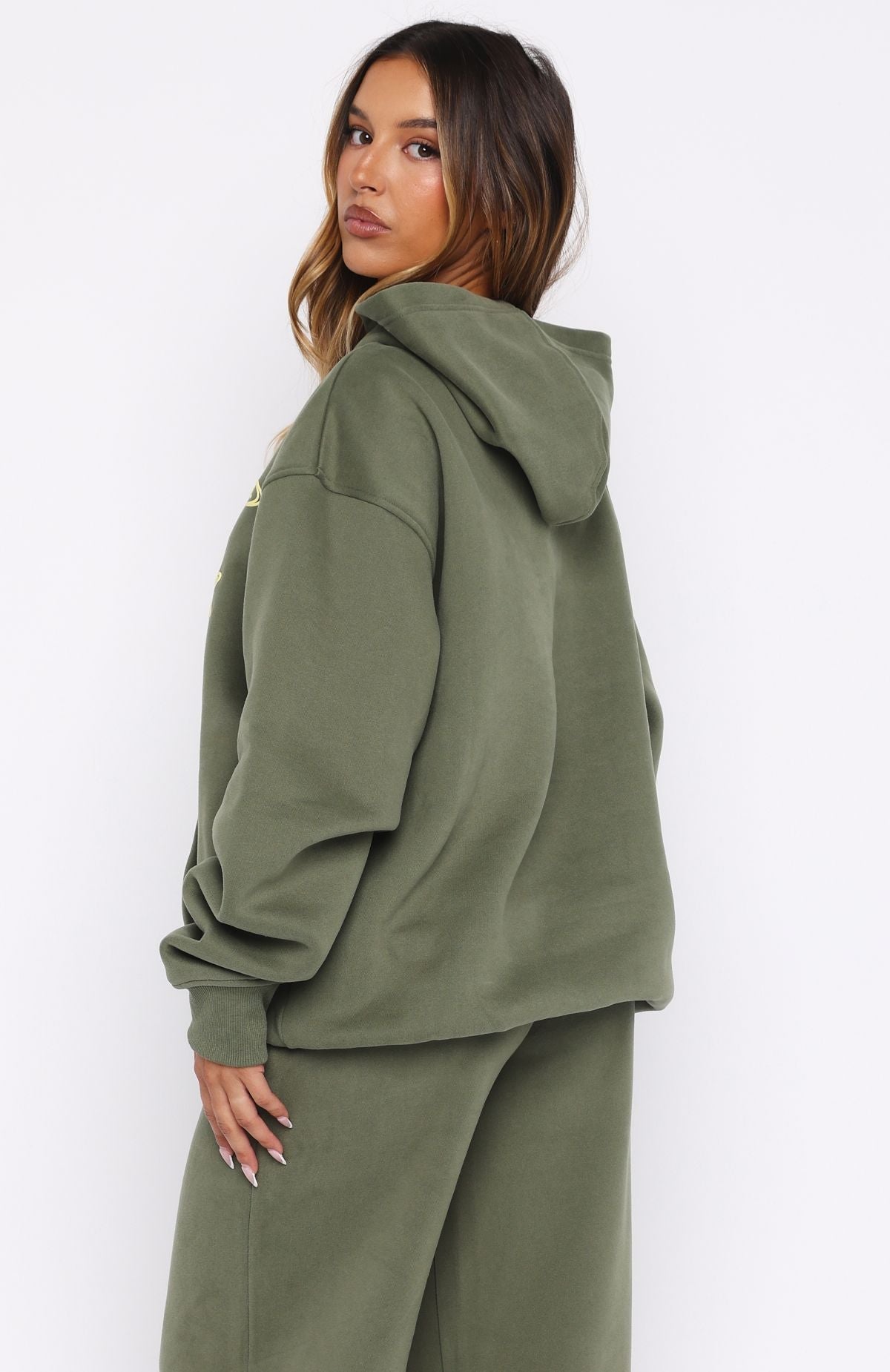Ready To Go Oversized Hoodie KhakiM/L