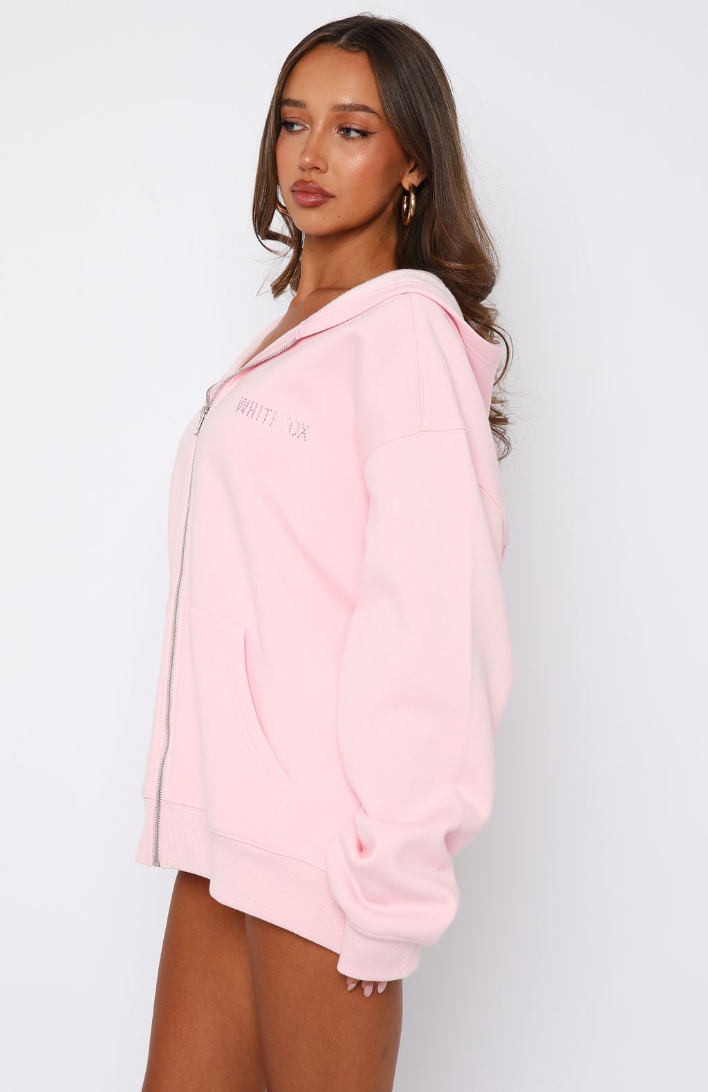 Celebrating Love Zip Front Hoodie PinkS/M