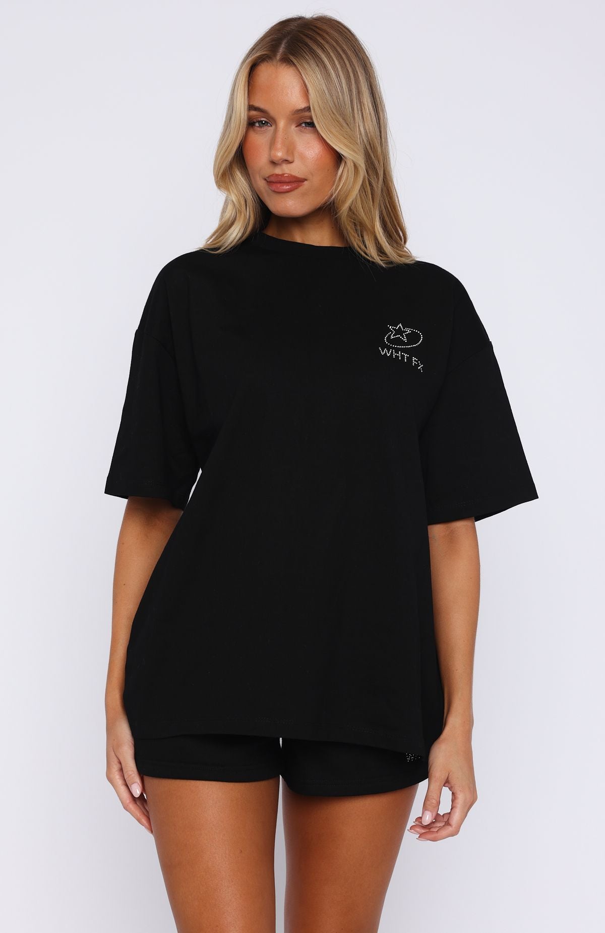 Always Shining Oversized Tee BlackXXS/XS
