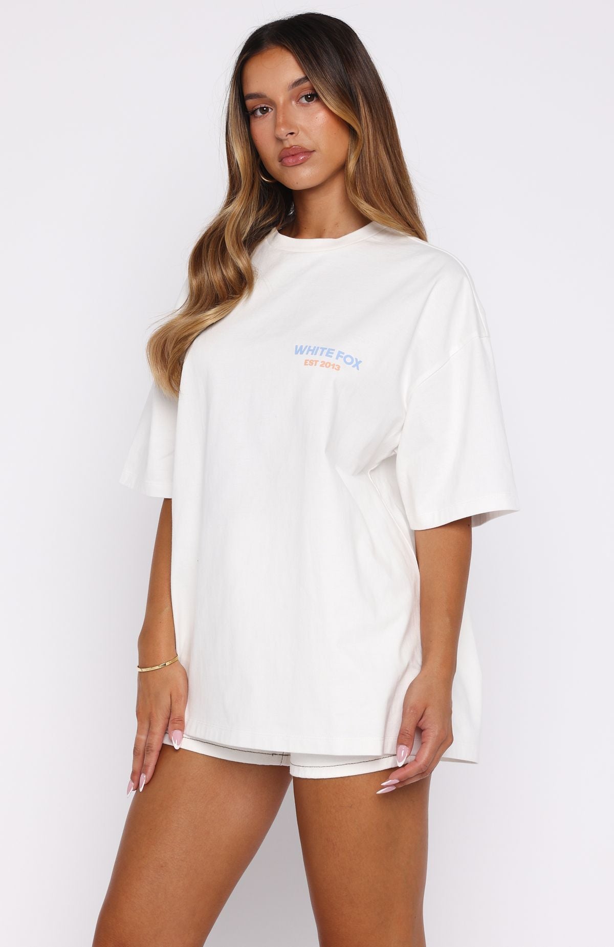 Care For You Oversized Tee WhiteS/M