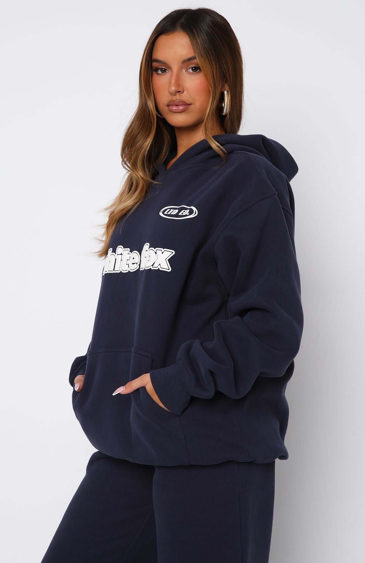 Ready To Go Oversized Hoodie NavyS/M
