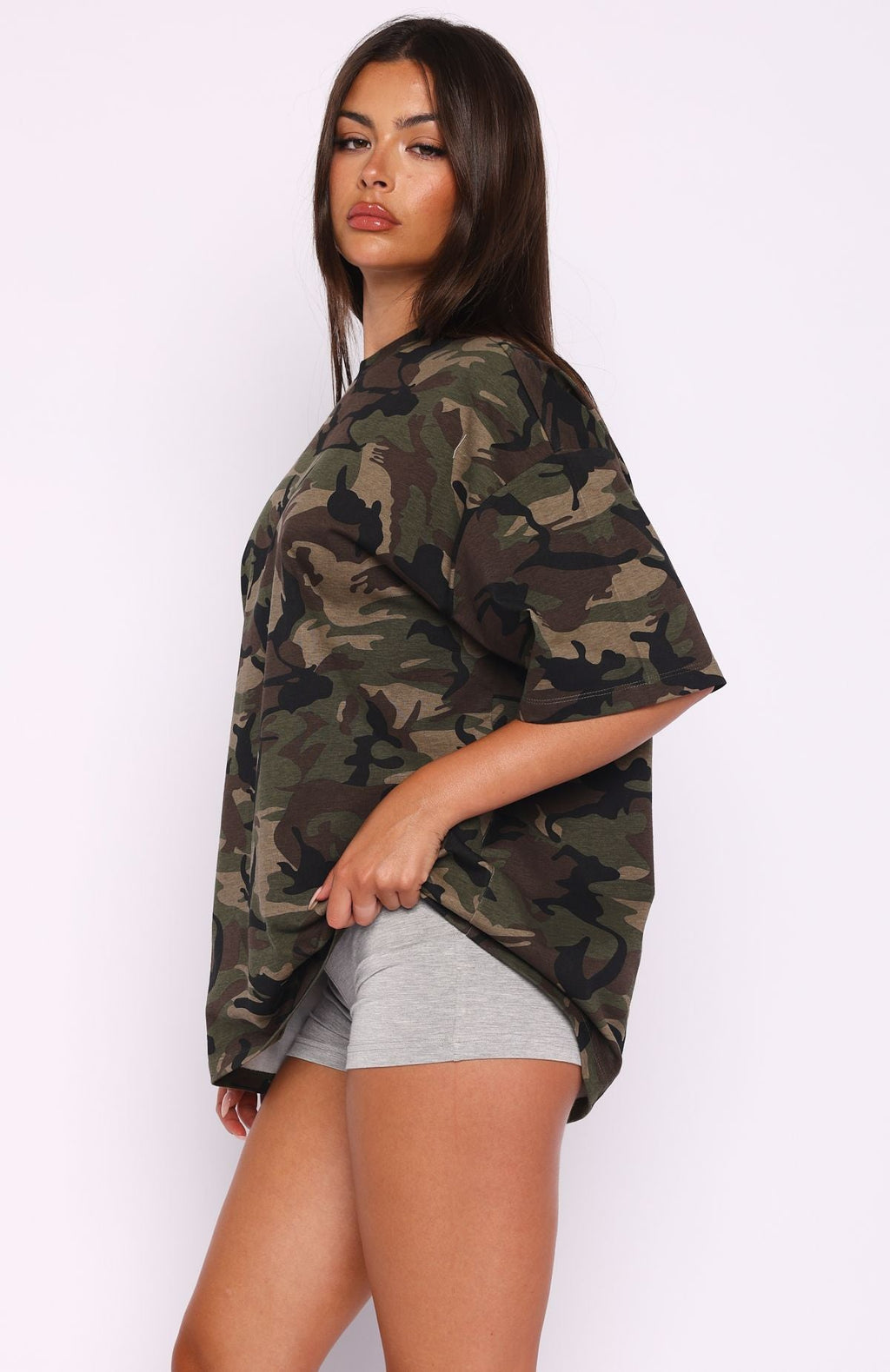 In Plain Sight Oversized Tee Green CamoS/M