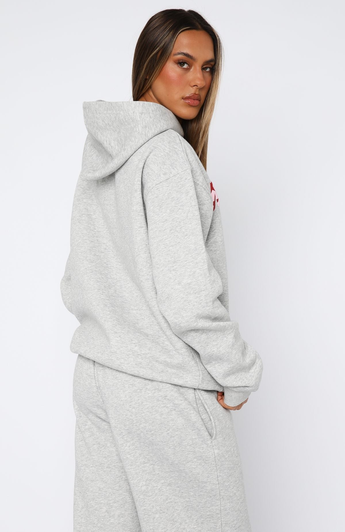From The Archives Jaxx Oversized Hoodie Dark Grey MarleM/L