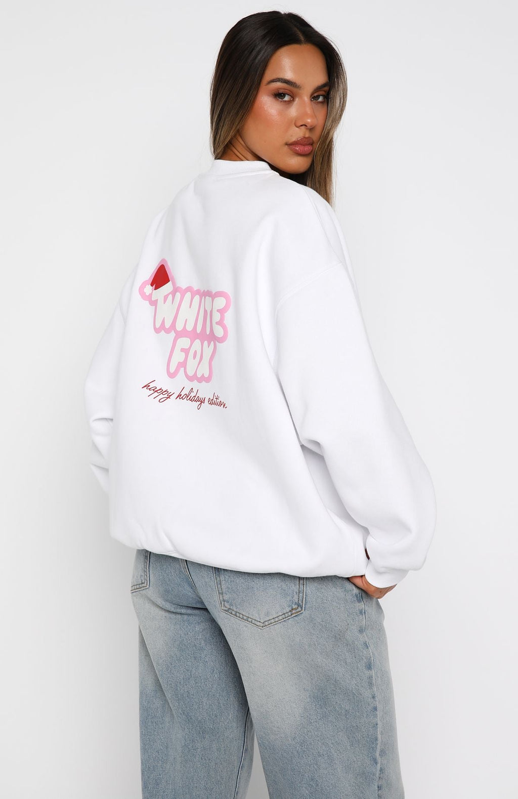 Santa Baby Oversized Sweater WhiteM/L