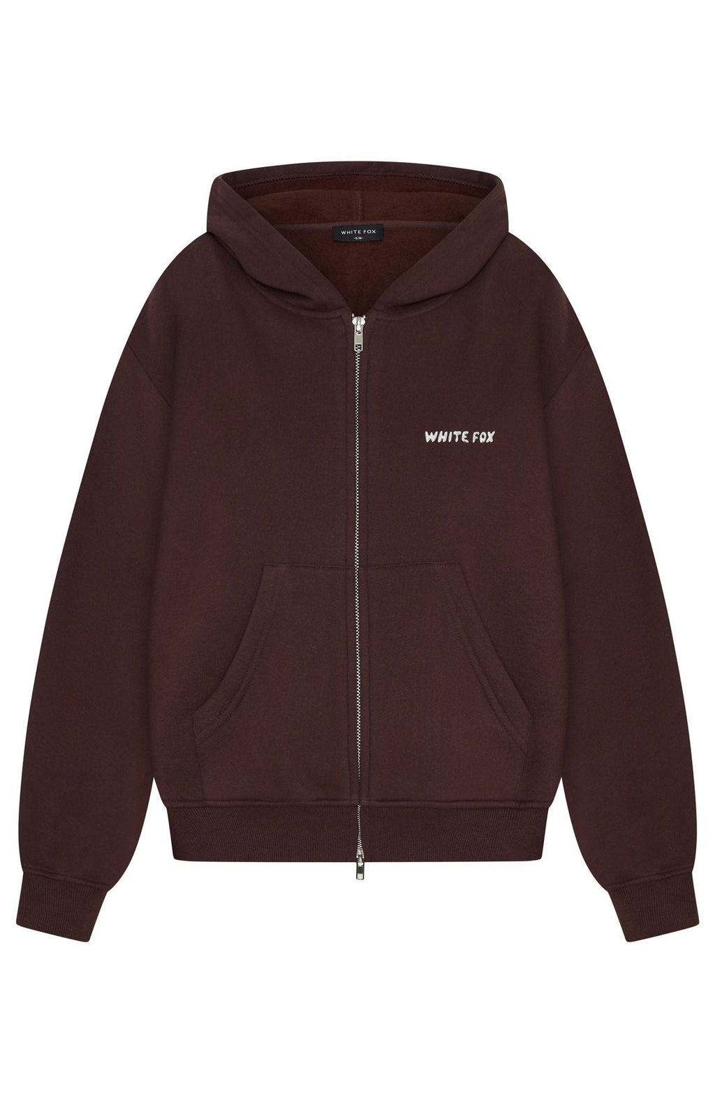 Test Drive Boxy Zip Front Hoodie ChocolateL/XL