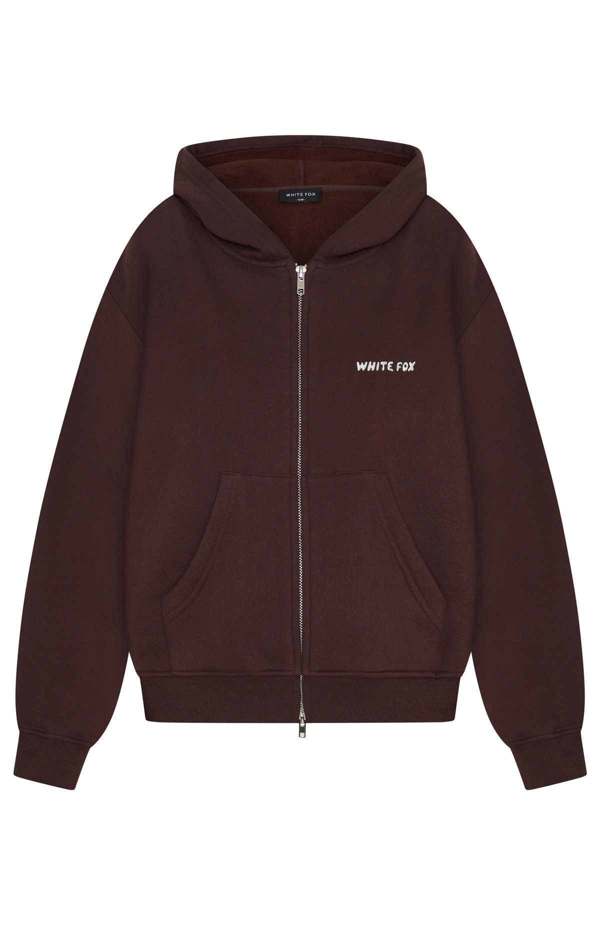 Test Drive Boxy Zip Front Hoodie ChocolateL/XL