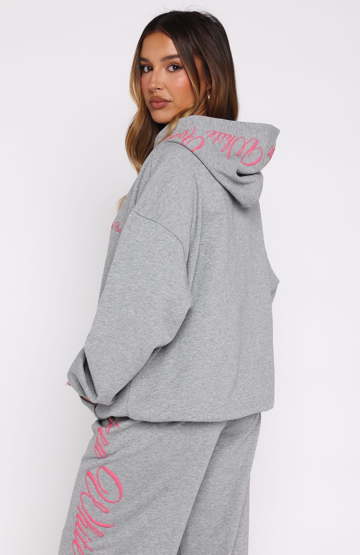 Lucky Thirteen Shaya Oversized Hoodie Dark Grey MarleS/M