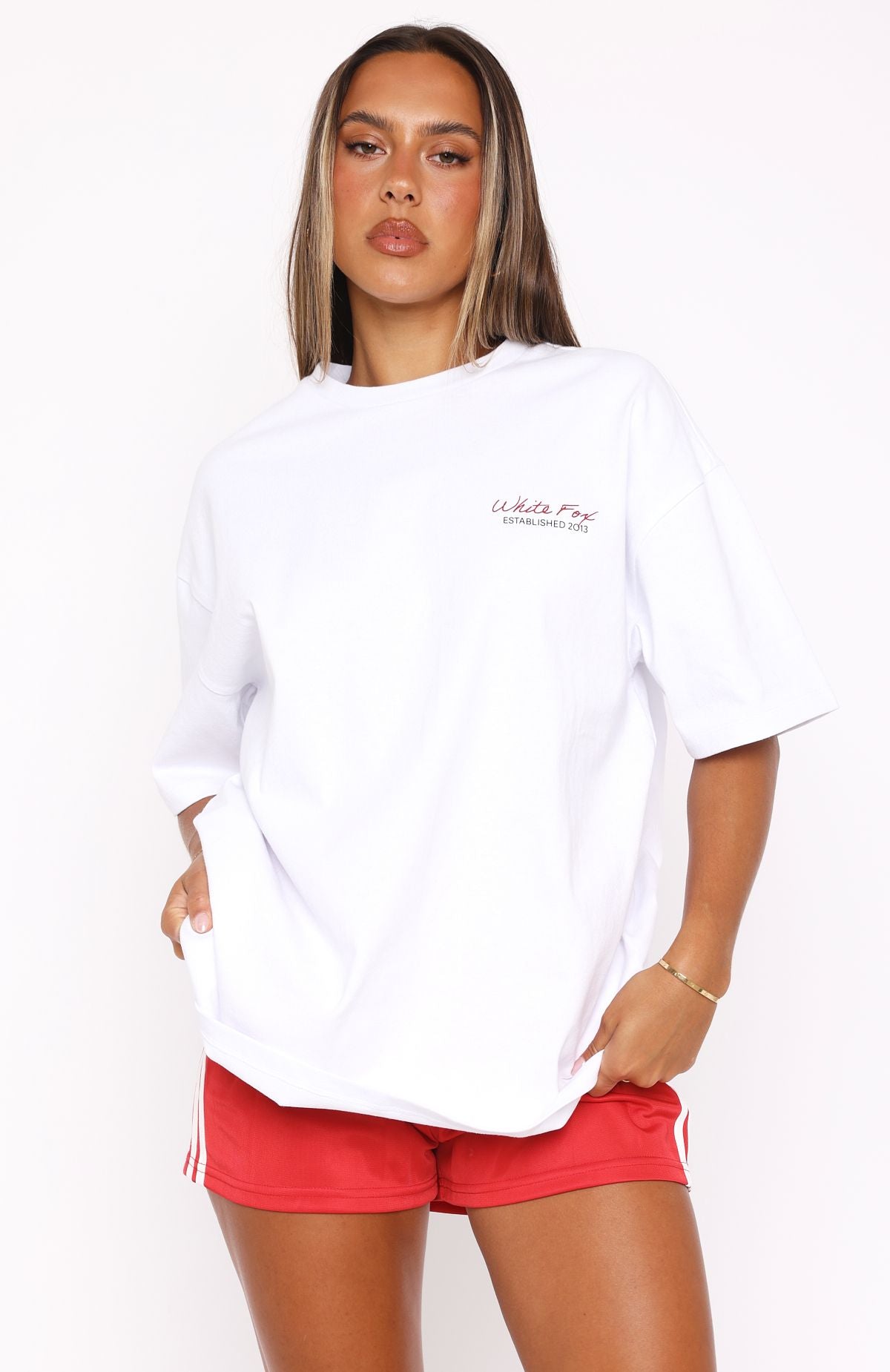 Studio Essentials Oversized Tee WhiteXS/S