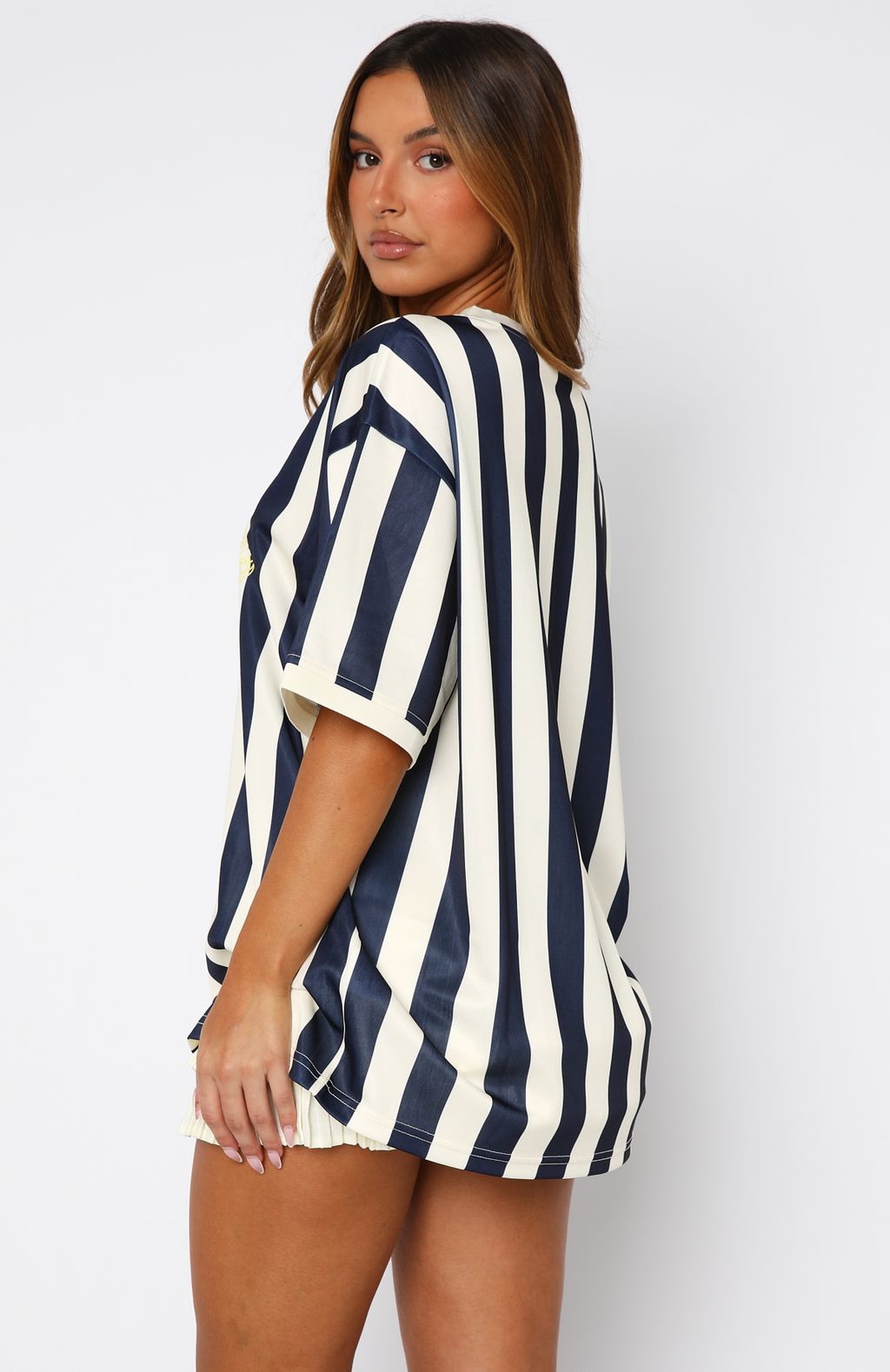 Let's Just Leave Oversized Jersey NavyM/L