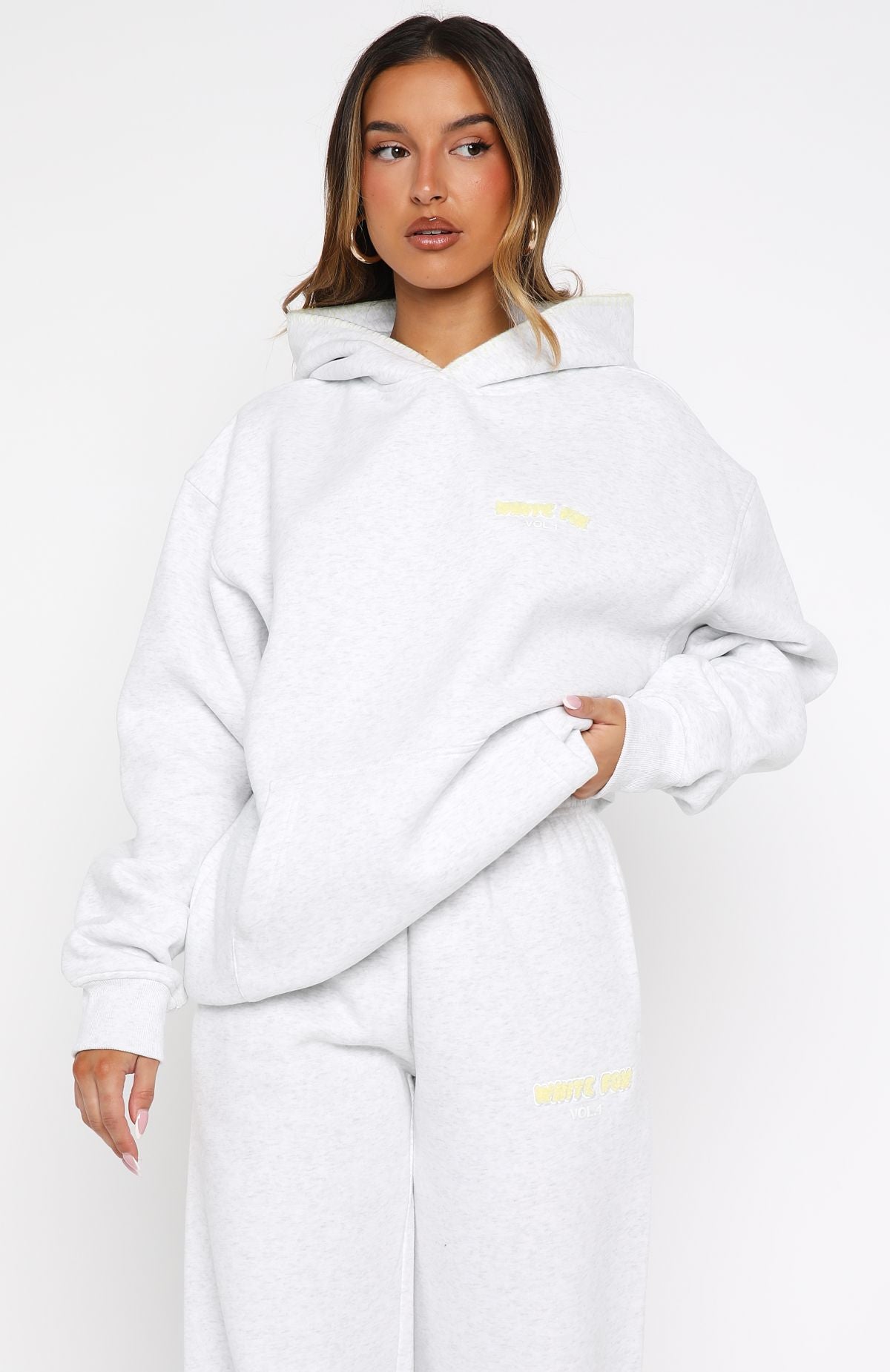 Vol. 1 Oversized Hoodie Grey MarleXS/S