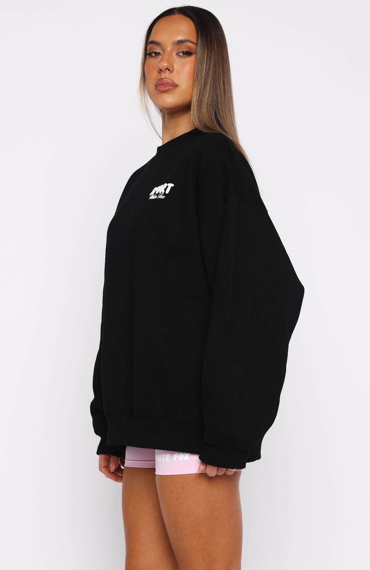 Club 14 Peyton Oversized Sweater BlackXS/S