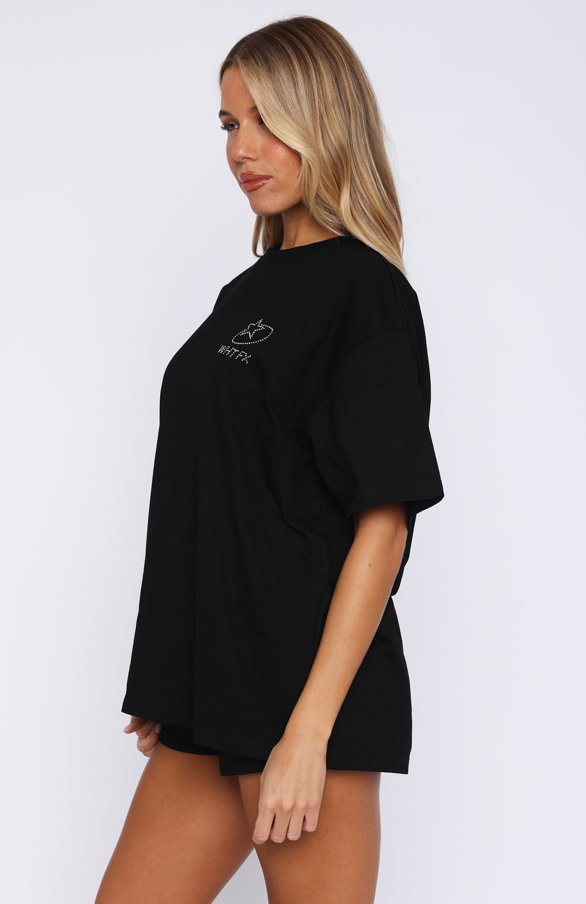 Always Shining Oversized Tee BlackXS/S