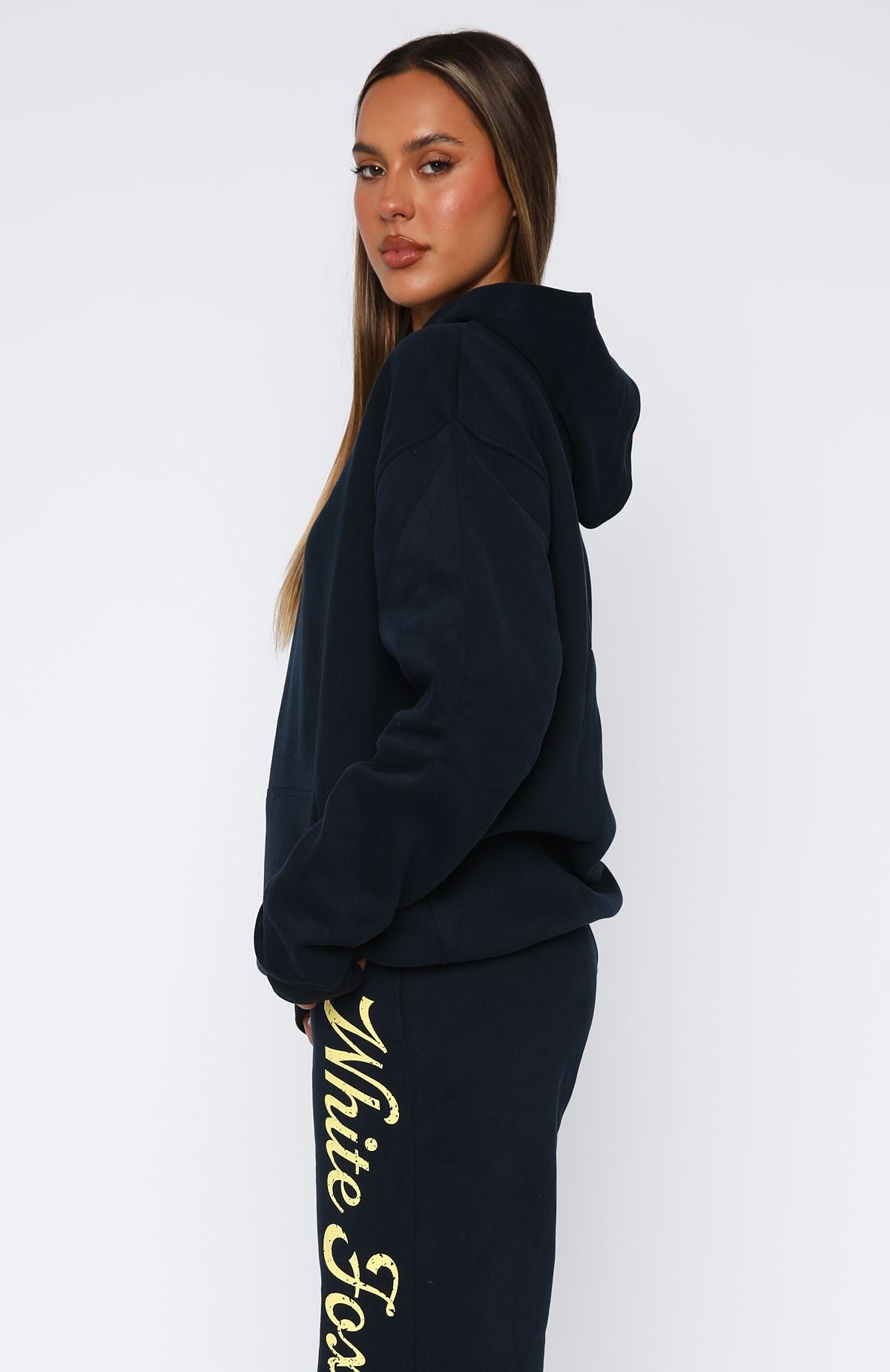 The Good Life Back Graphic Oversized Hoodie NavyS/M