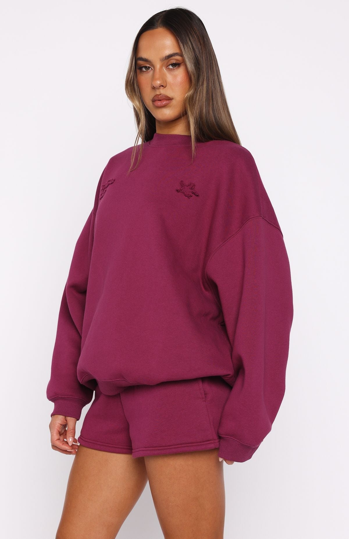 From The Archives Lexi Oversized Sweater BerryXS/S