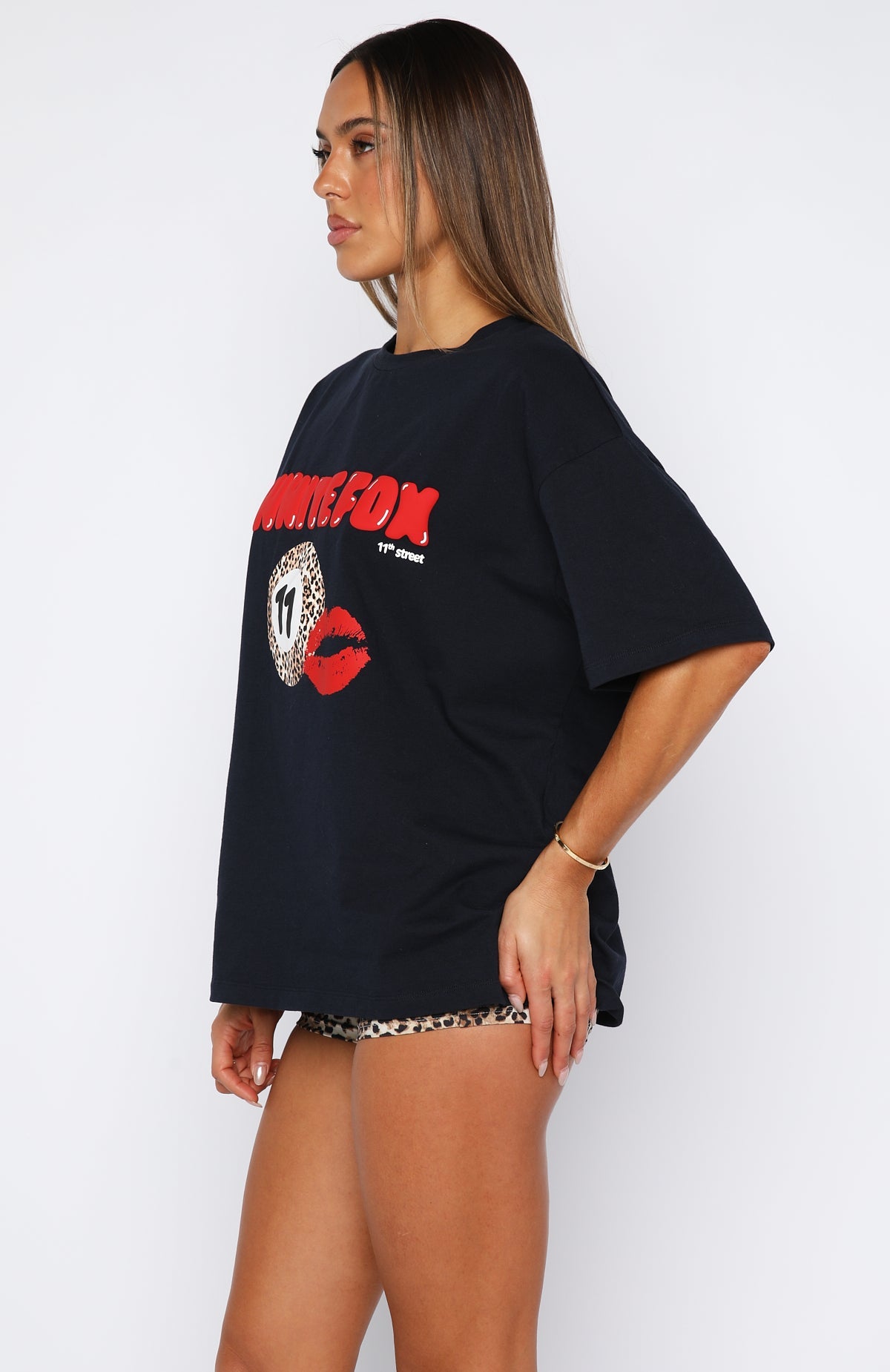 11th Street Concrete Jungle Oversized Tee Blueberry TwistXS/S