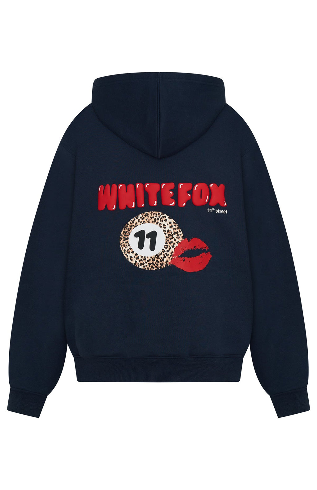 11th Street She's So Lucky Oversized Hoodie Blueberry TwistM/L