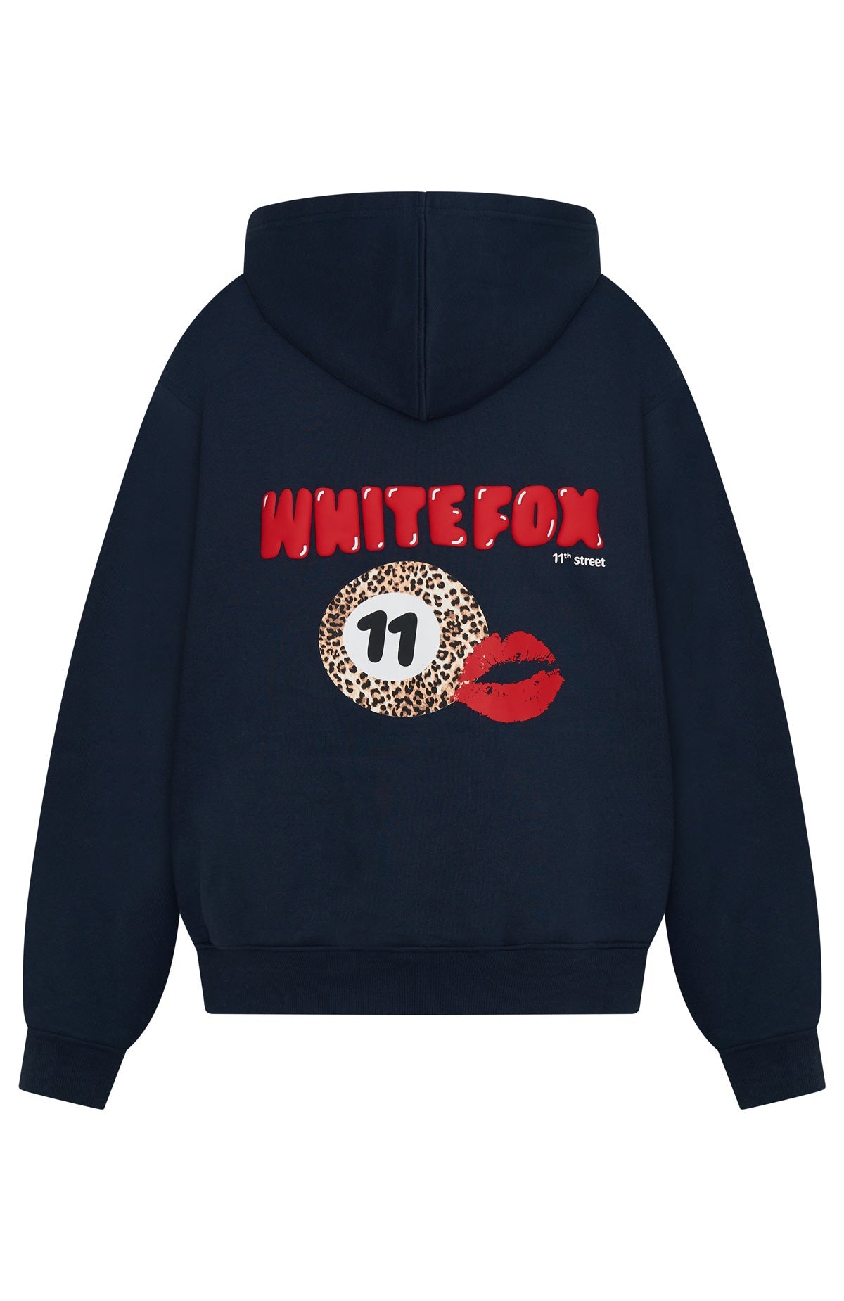 11th Street She's So Lucky Oversized Hoodie Blueberry TwistM/L