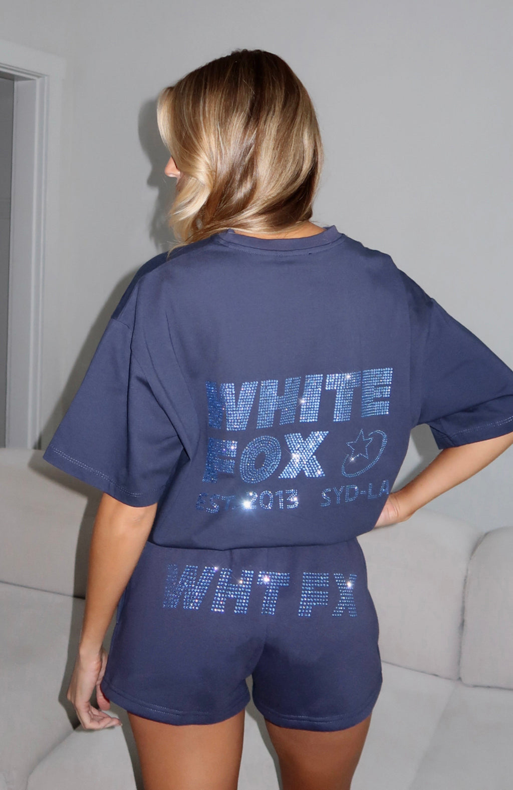 Always Shining Oversized Tee NavyL/XL