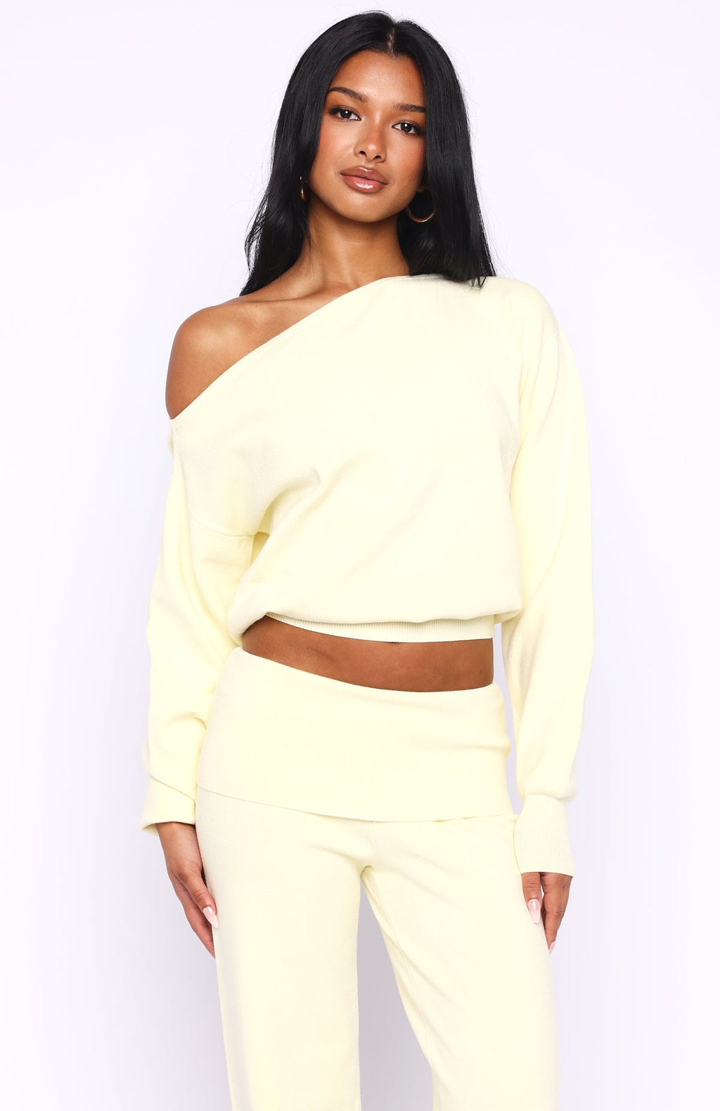 Can't Find The Words Knit Sweater LemonXS/S