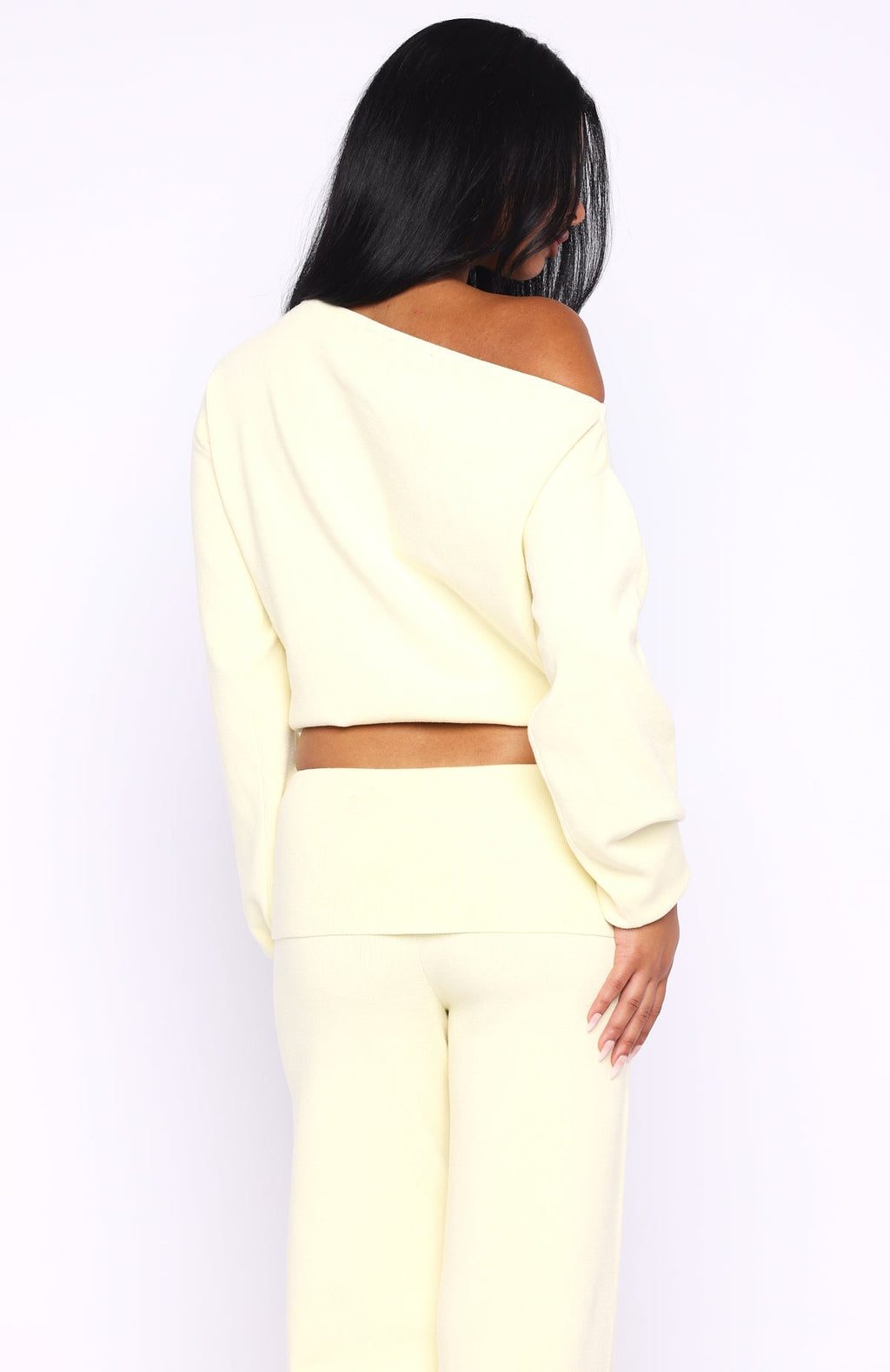 Can't Find The Words Knit Sweater LemonM/L