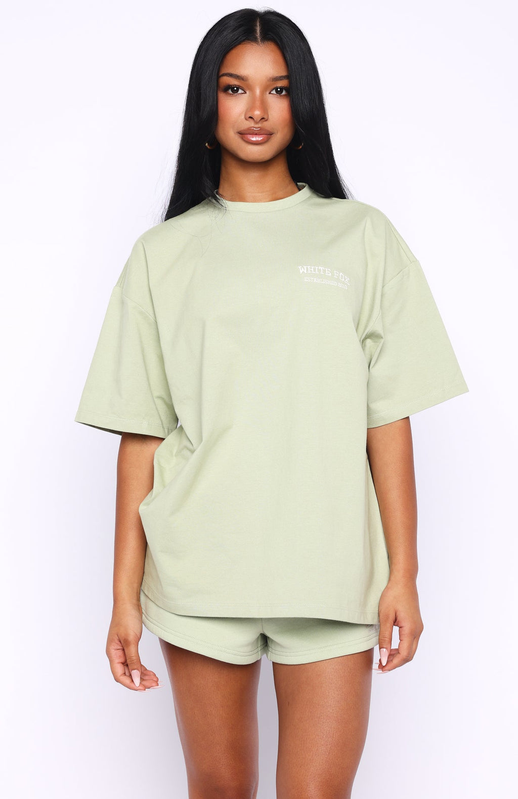 Can't Miss It Oversized Tee SageXS/S