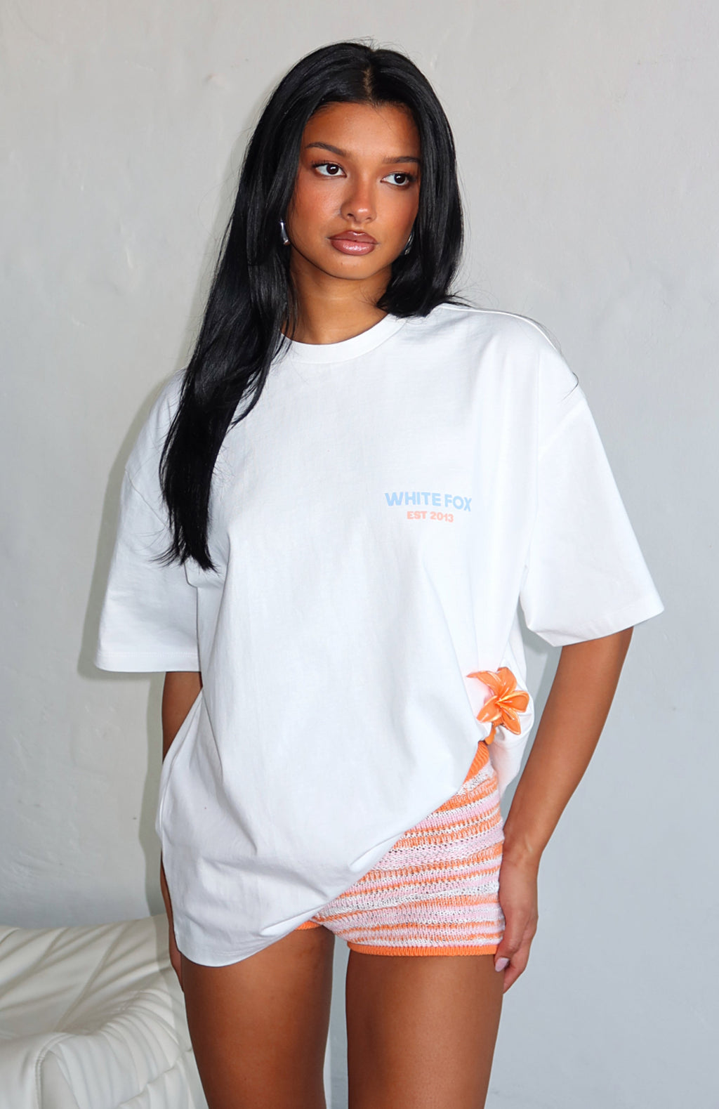 Care For You Oversized Tee WhiteXXS/XS