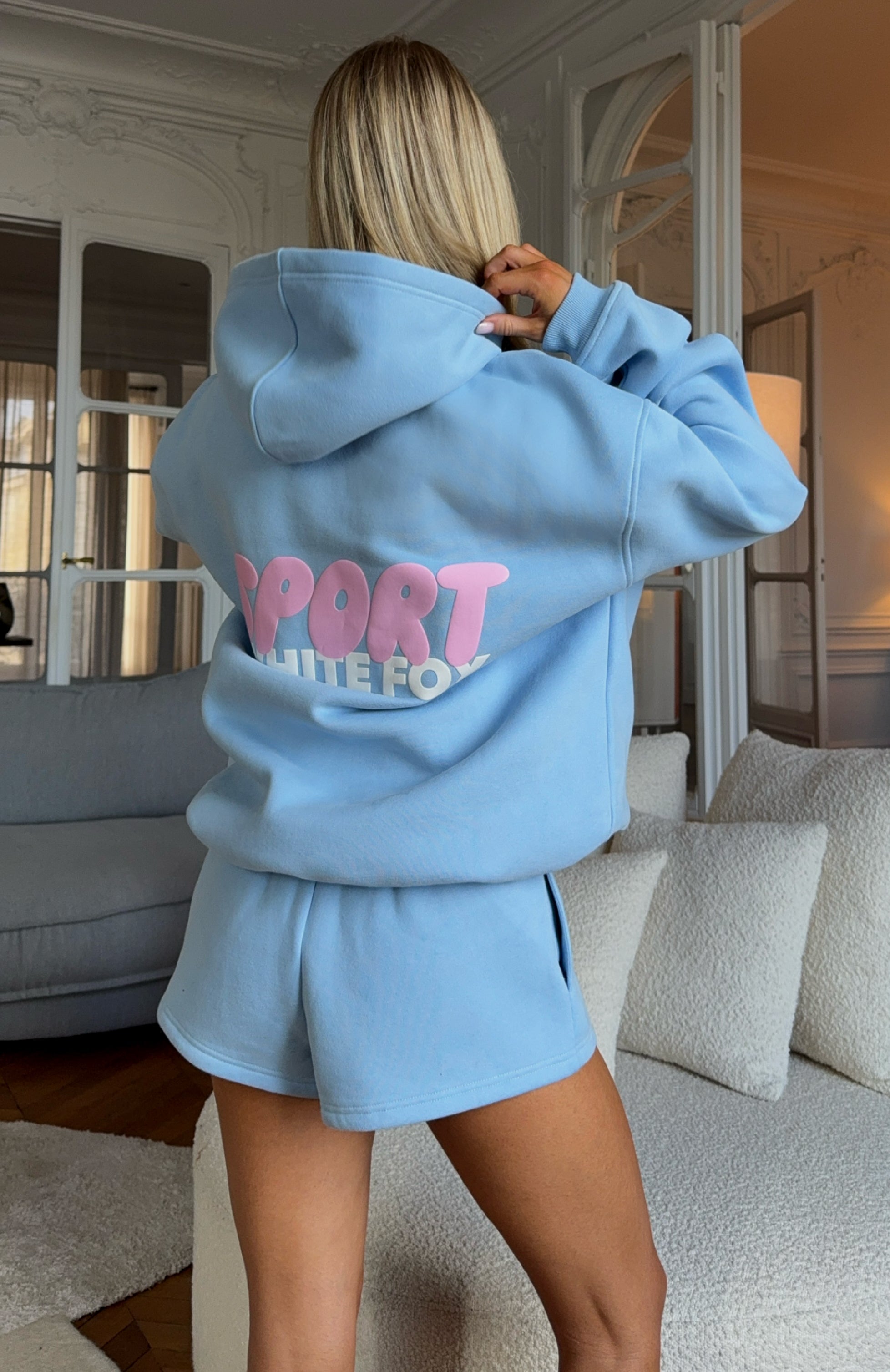 Club 14 Peyton Oversized Hoodie Blue3XS/XXS