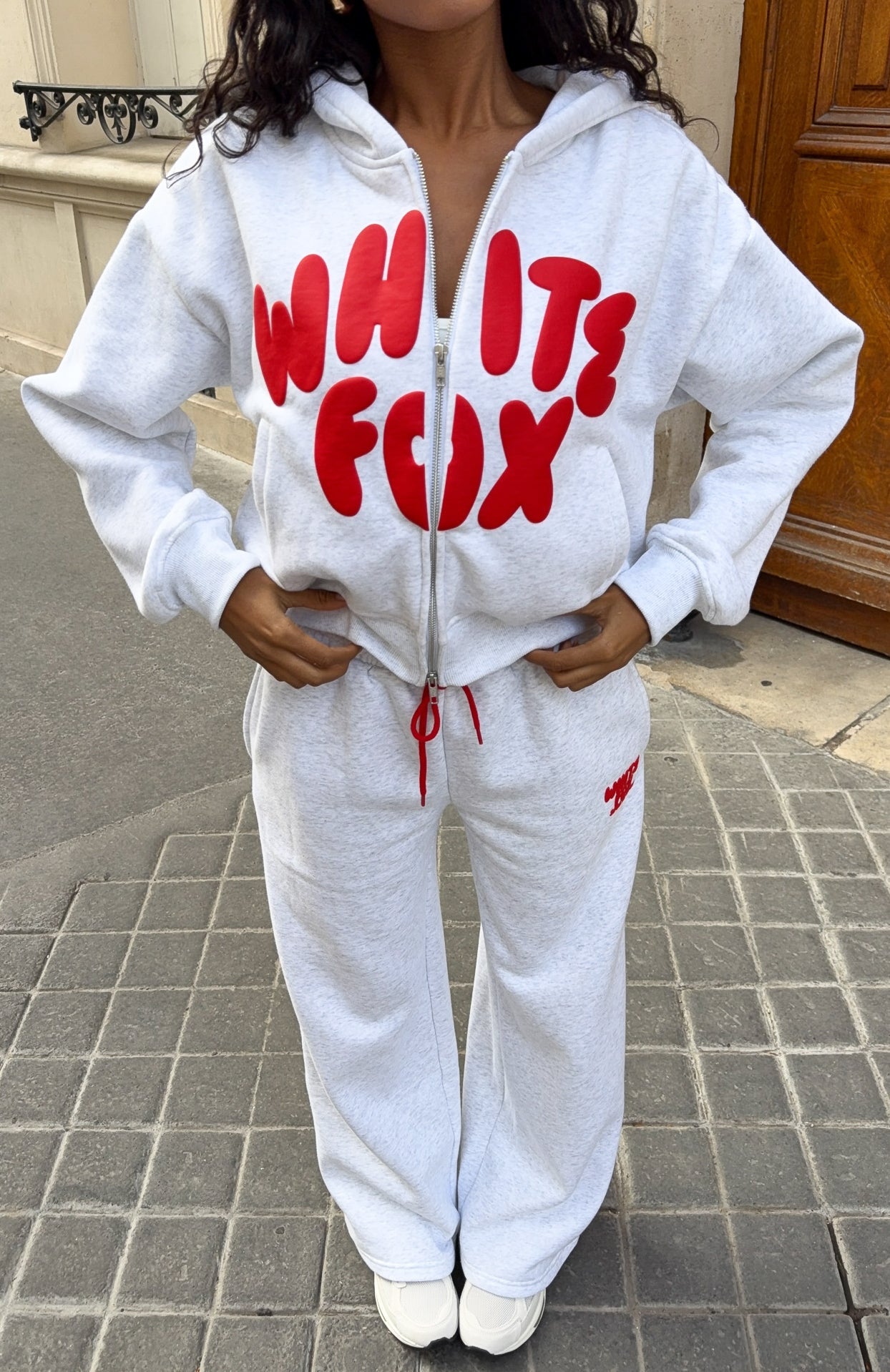 Club 14 Allie Boxy Zip Front Hoodie Grey Marle3XS/XXS