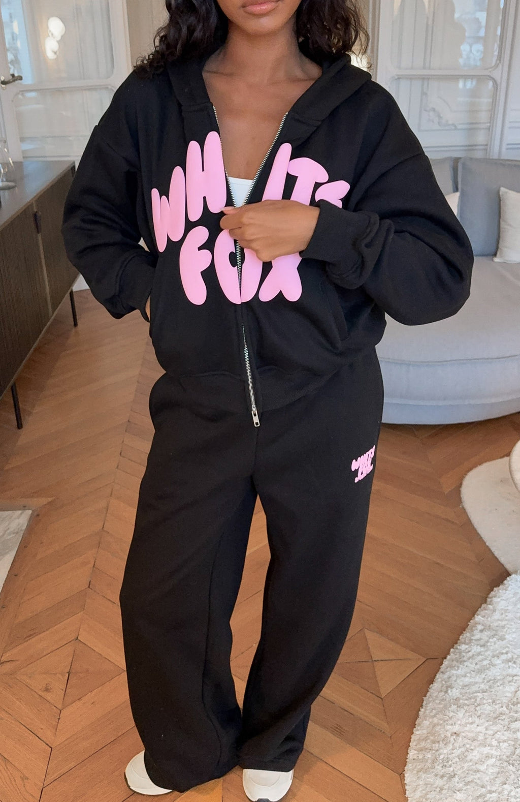 Club 14 Allie Wide Leg Sweatpants BlackXL