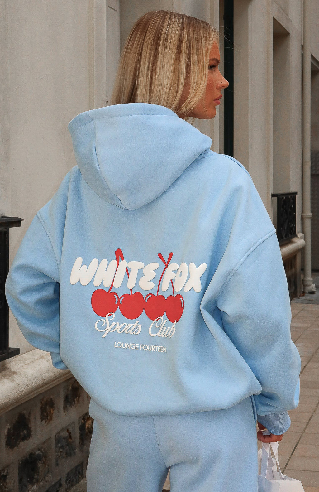 Club 14 Cassie Boxy Hoodie Blue3XS/XXS