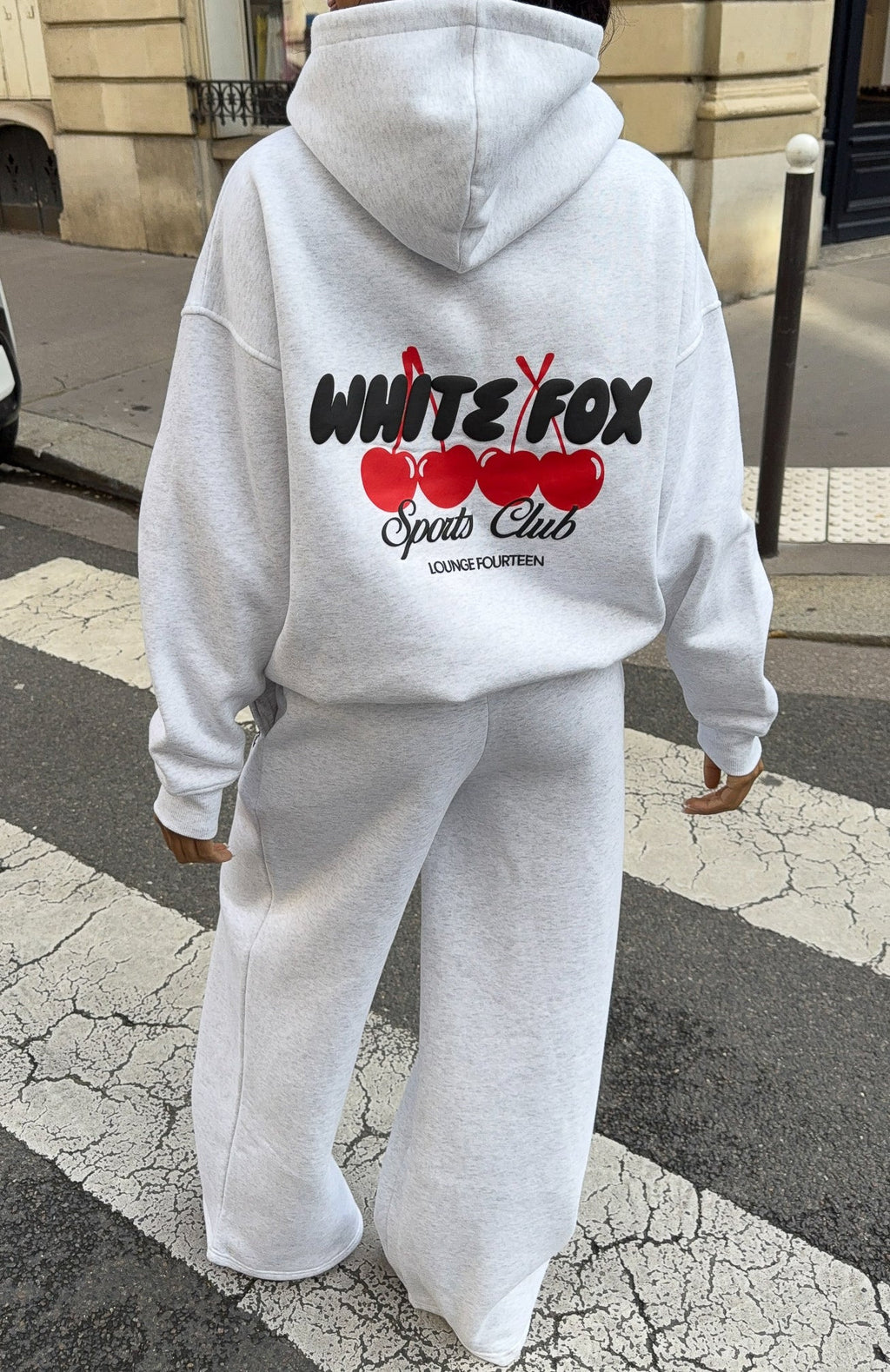 Club 14 Cassie Boxy Hoodie Grey Marle3XS/XXS