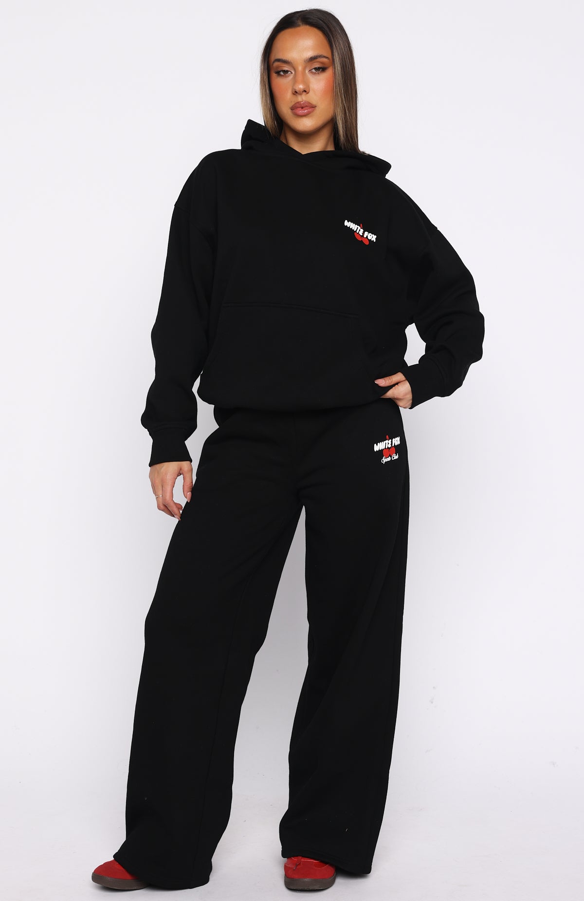 Club 14 Cassie Boxy Hoodie BlackM/L