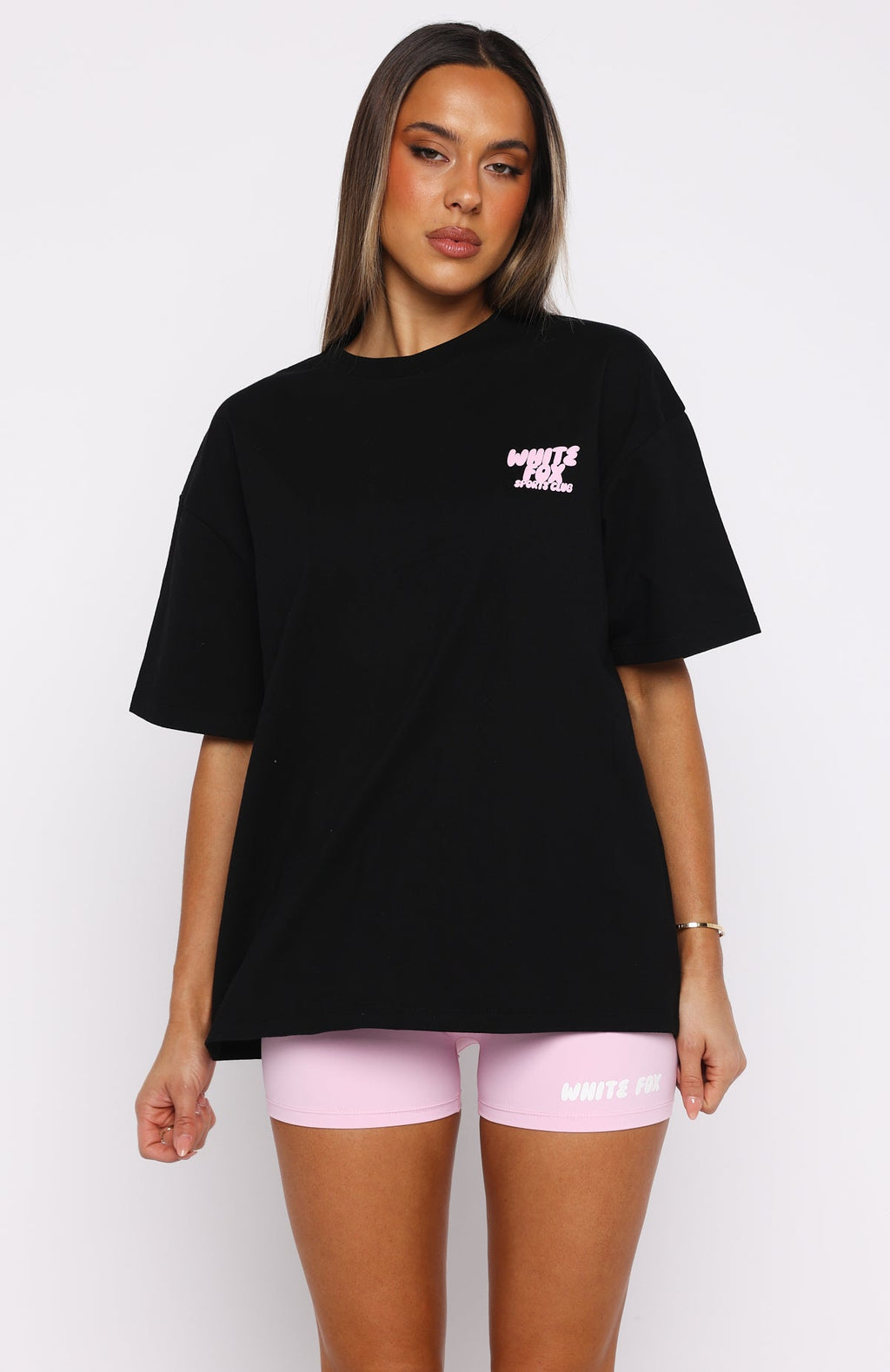 Club 14 Allie Oversized Tee BlackXXS/XS