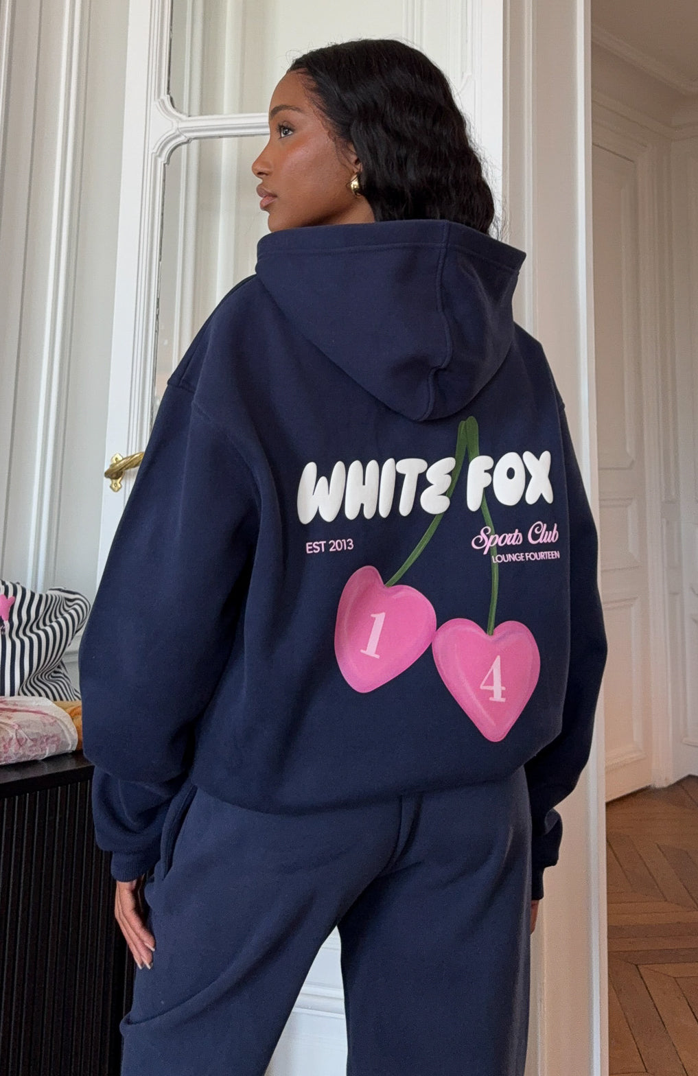 Club 14 Trinity Oversized Hoodie Navy3XS/XXS