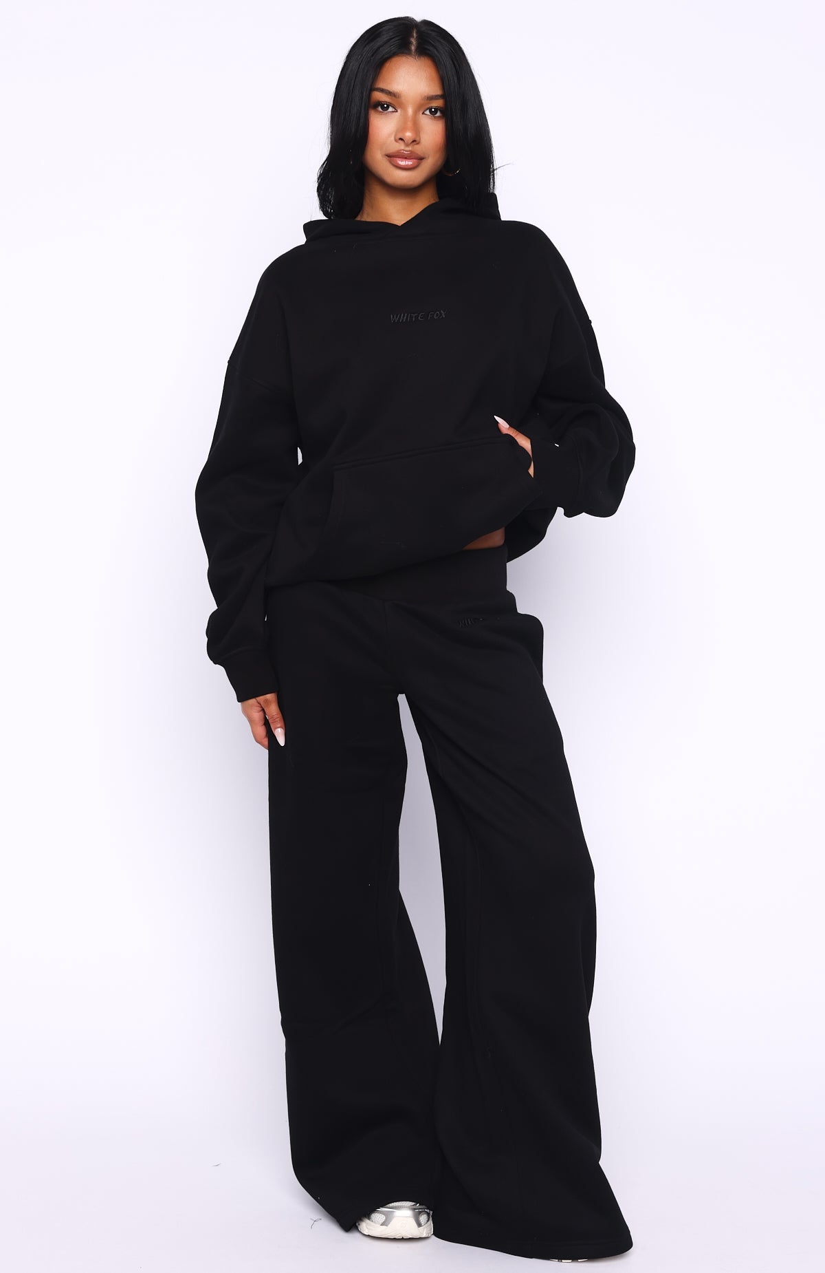Come A Long Way Oversized Hoodie BlackL/XL