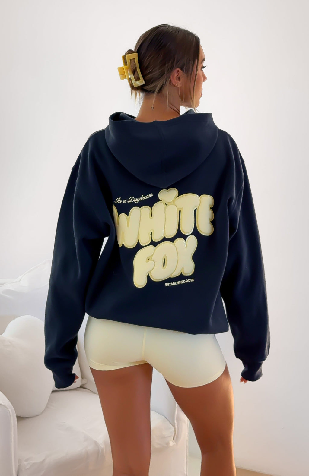 Daydreamers Angelina Oversized Hoodie Navy3XS/XXS